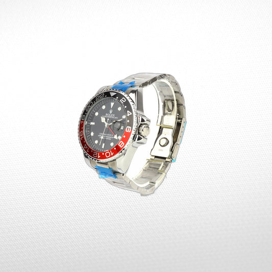 GMT-MASTER II SS RED/BLACK COCACOLA CERAMIC BLACK DIAL JUBILEE BRACELET 40MM QUALITY 2A