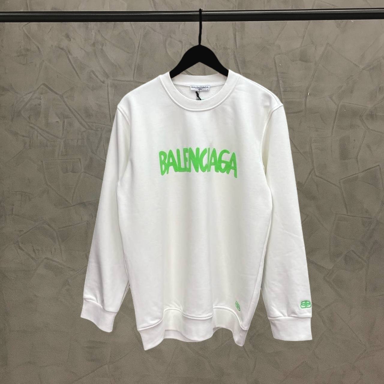 Hoodie white balenciaga  - bl 1607