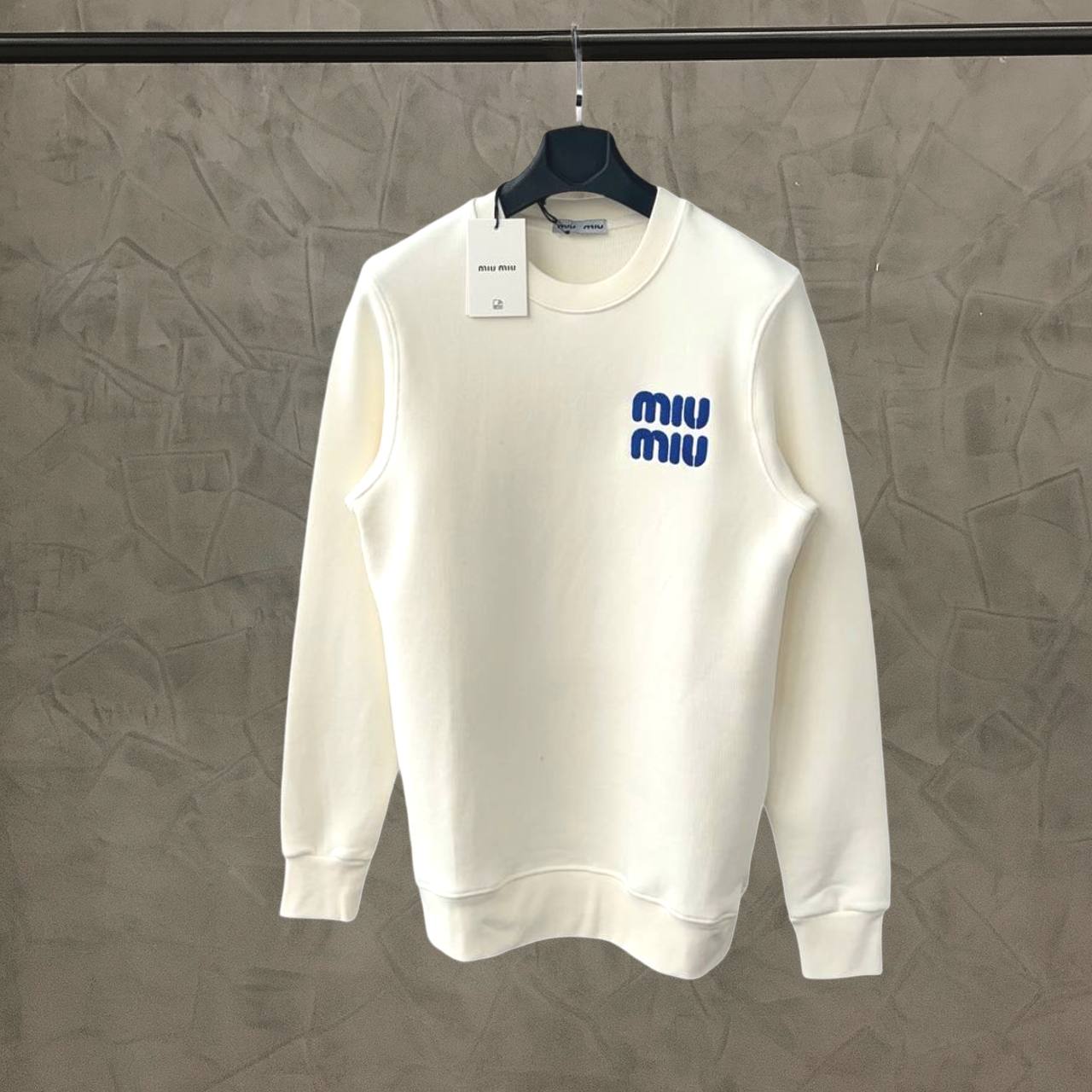Hoodie White miu miu  - mm1638