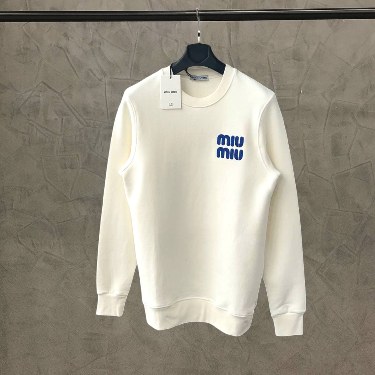 Hoodie White miu miu  - mm1638