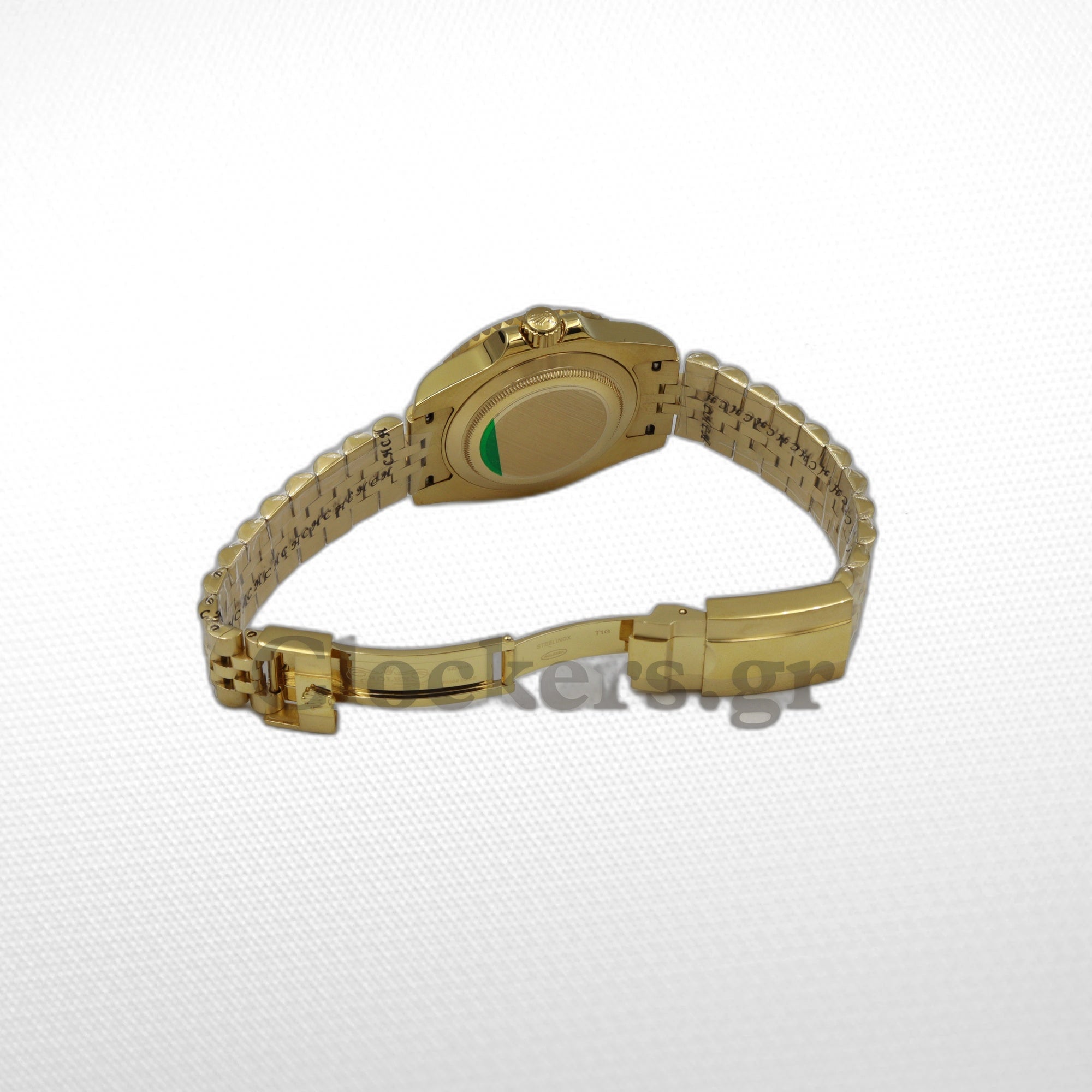 ROLEX GMT-MASTER II YELLOW GOLD BLACK DIAL CERAMIC BEZEL 40MM
