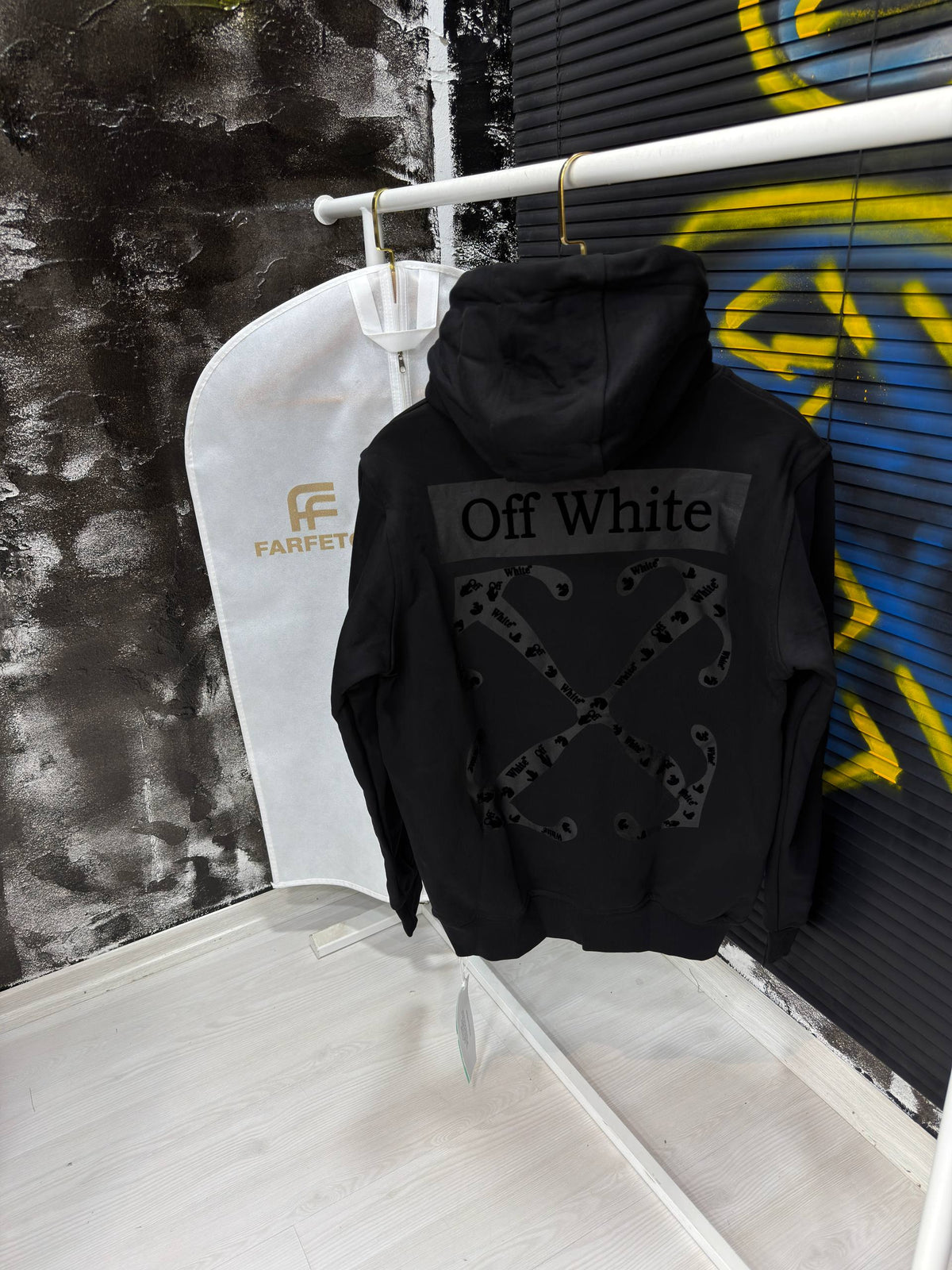 Hoodie Off white - Of 1705