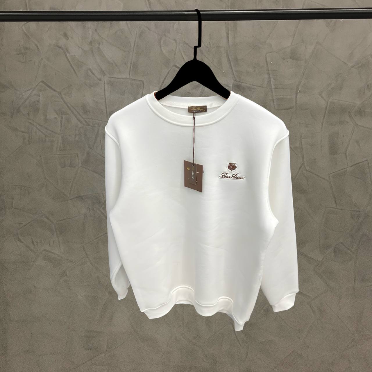 Hoodie white Loro piana  - LP 1645