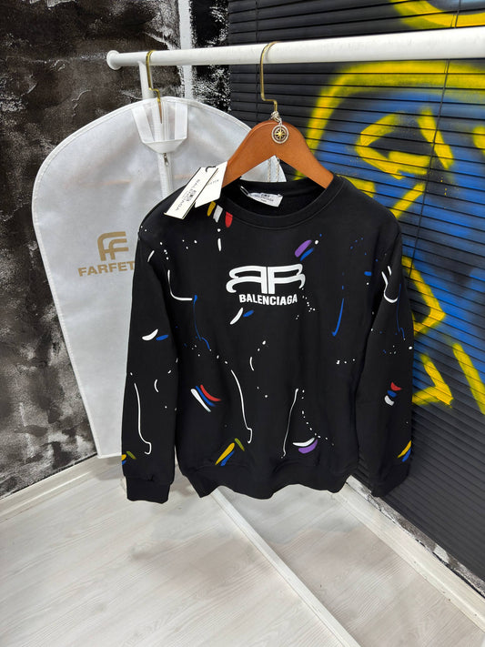 Hoodie black Balenciaga   - Bl 1657