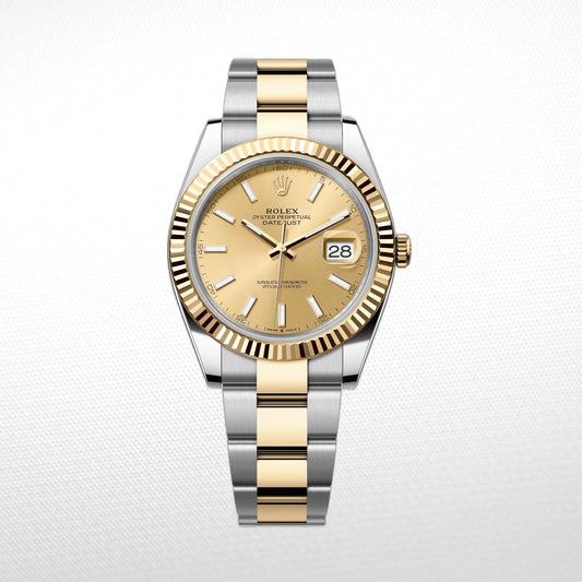 DATEJUST 41MM 2-TONE GOLD GOLD DIAL STICK MARKERS CLONE