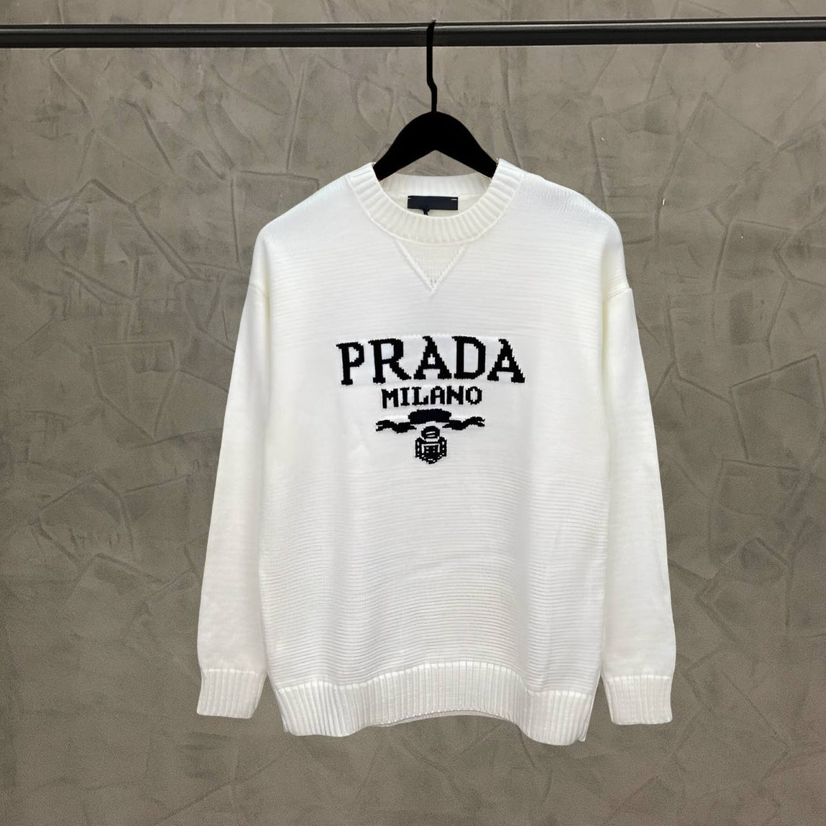 Hoodie White Prada  - PRD 1639