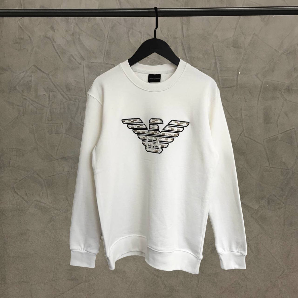 Hoodie white Emporio Armani     - EA7 1618