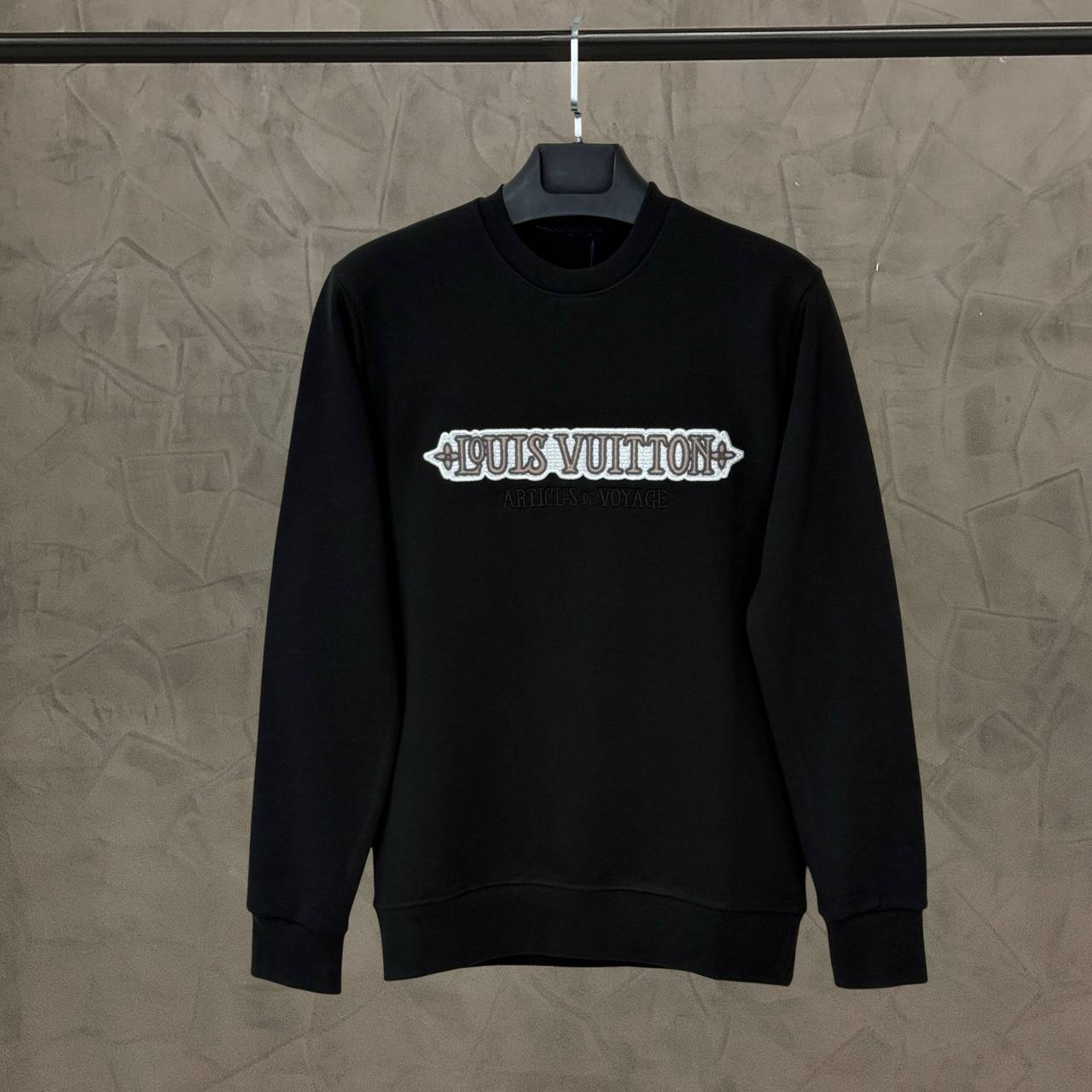 Hoodie black LV - 1566