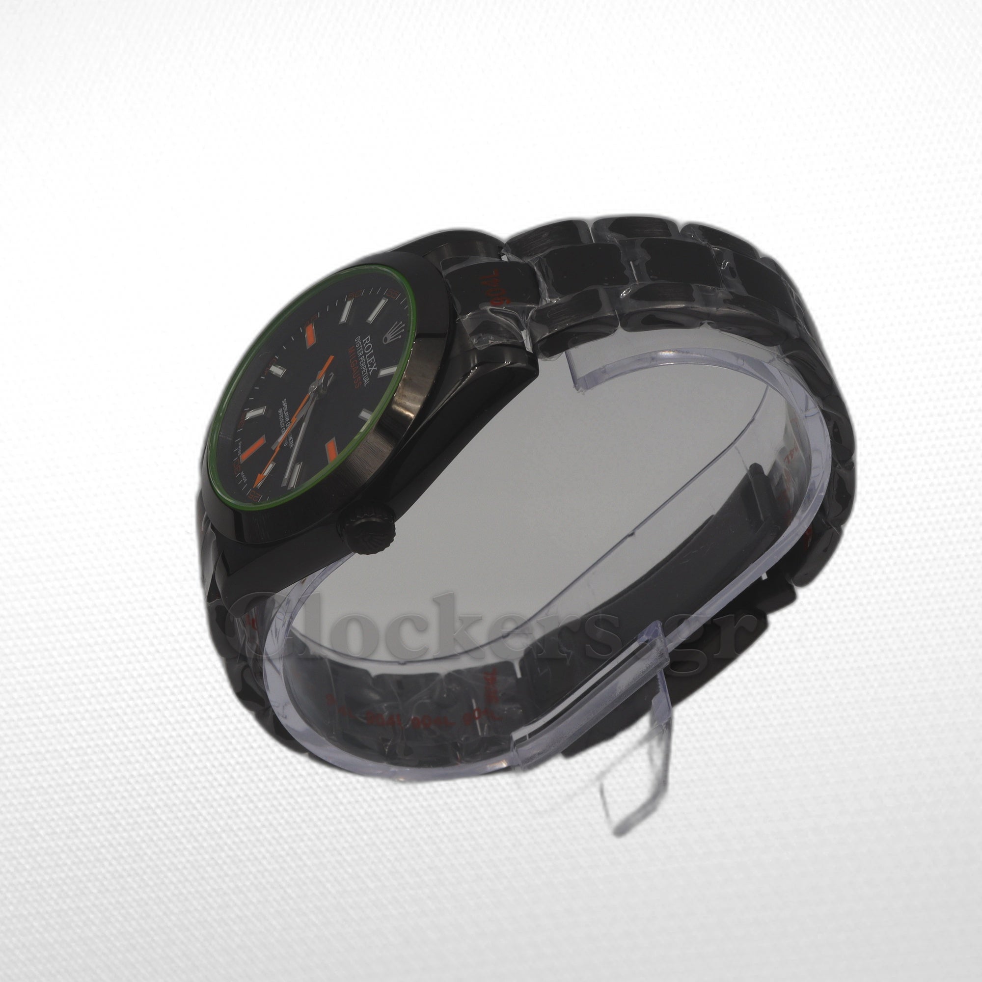 MILGAUSS 116400GV – BLACK DIAL – GREEN CRYSTAL – PVD