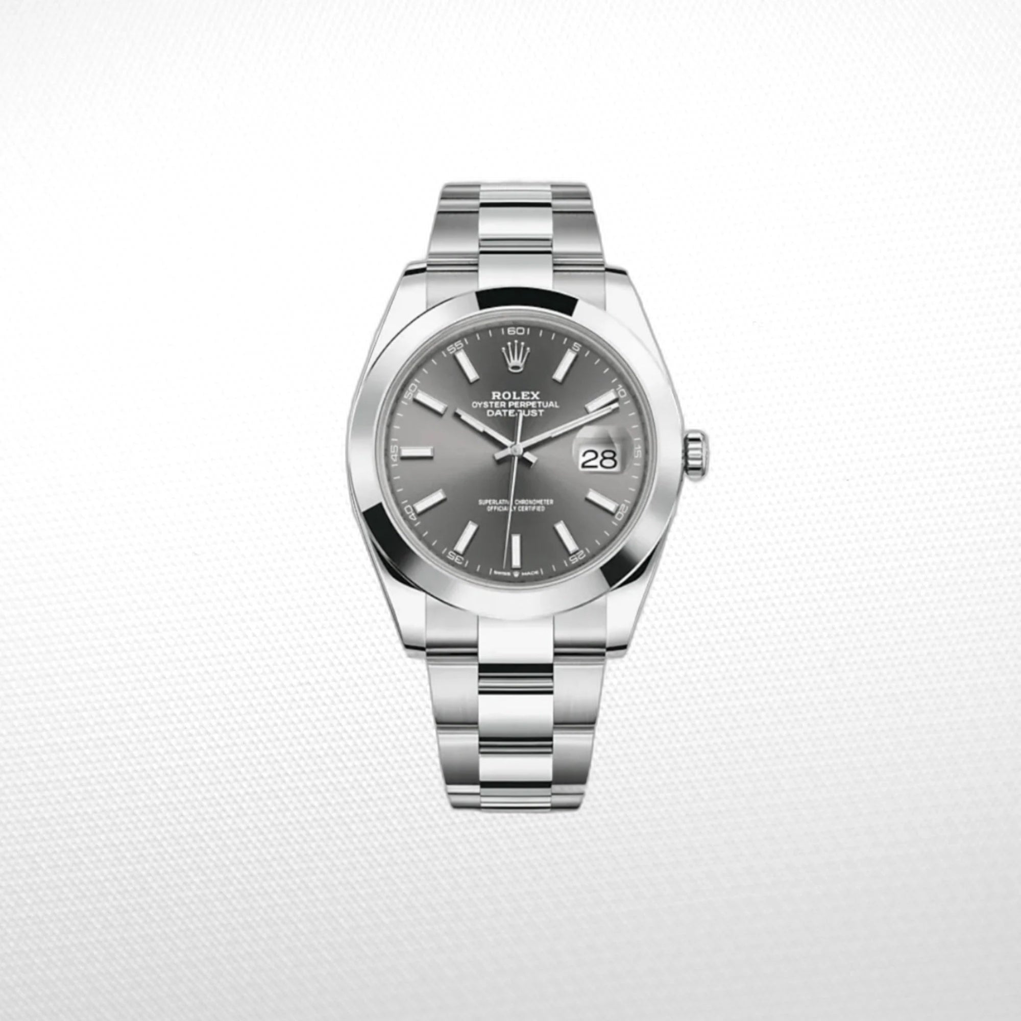 DATEJUST 36MM SILVER GRAY DIAL