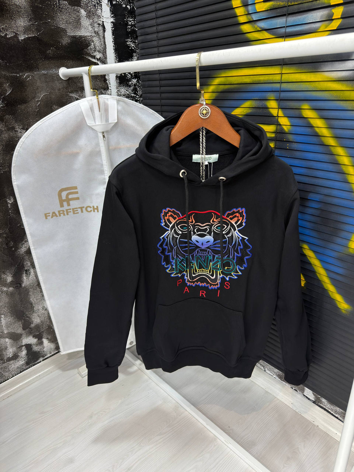 Hoodie black Kenzo- KZ 1649