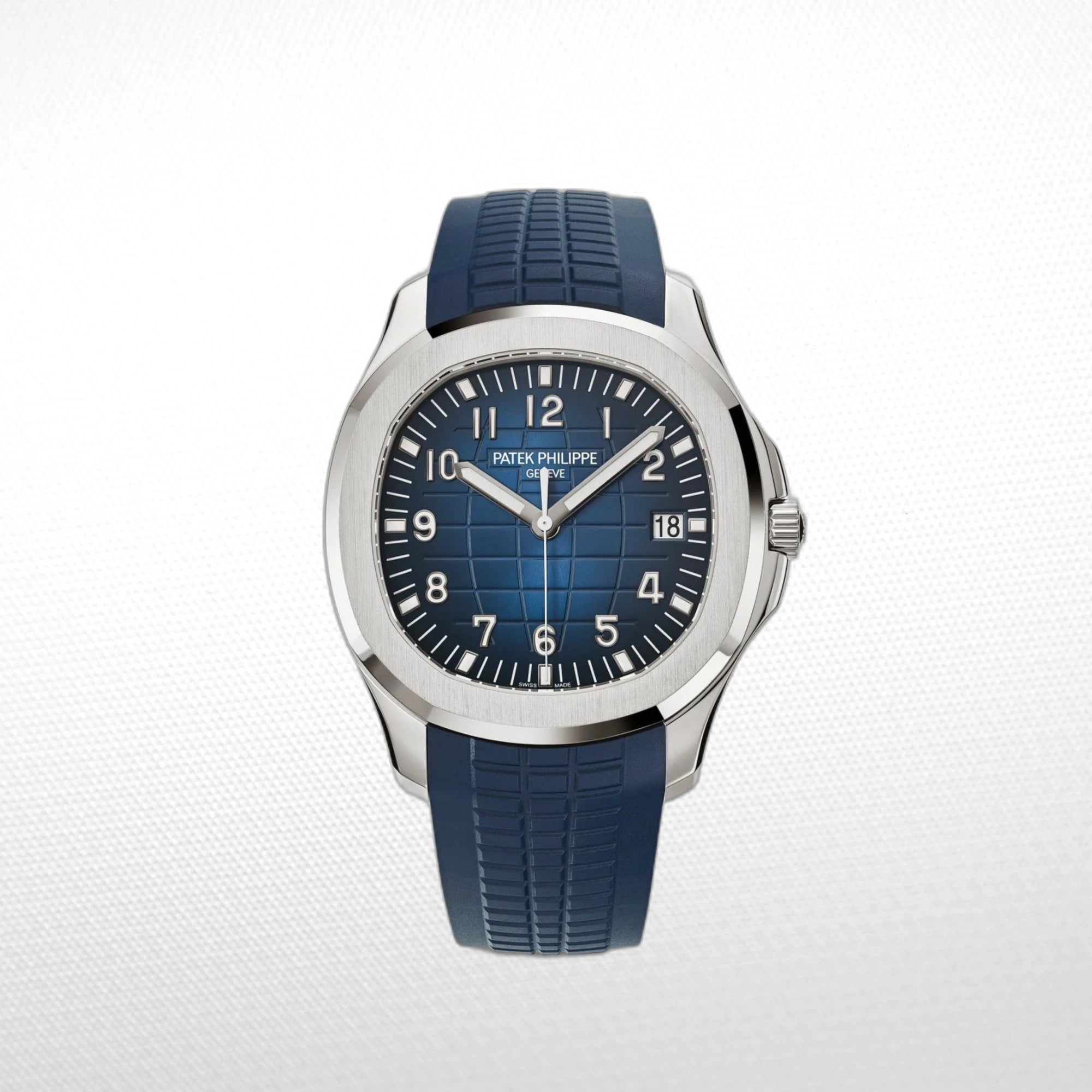 PATEK PHILIPPE AQUANAUT TIME BLUE DIAL AUTOMATIC 5164A-001 CLONE