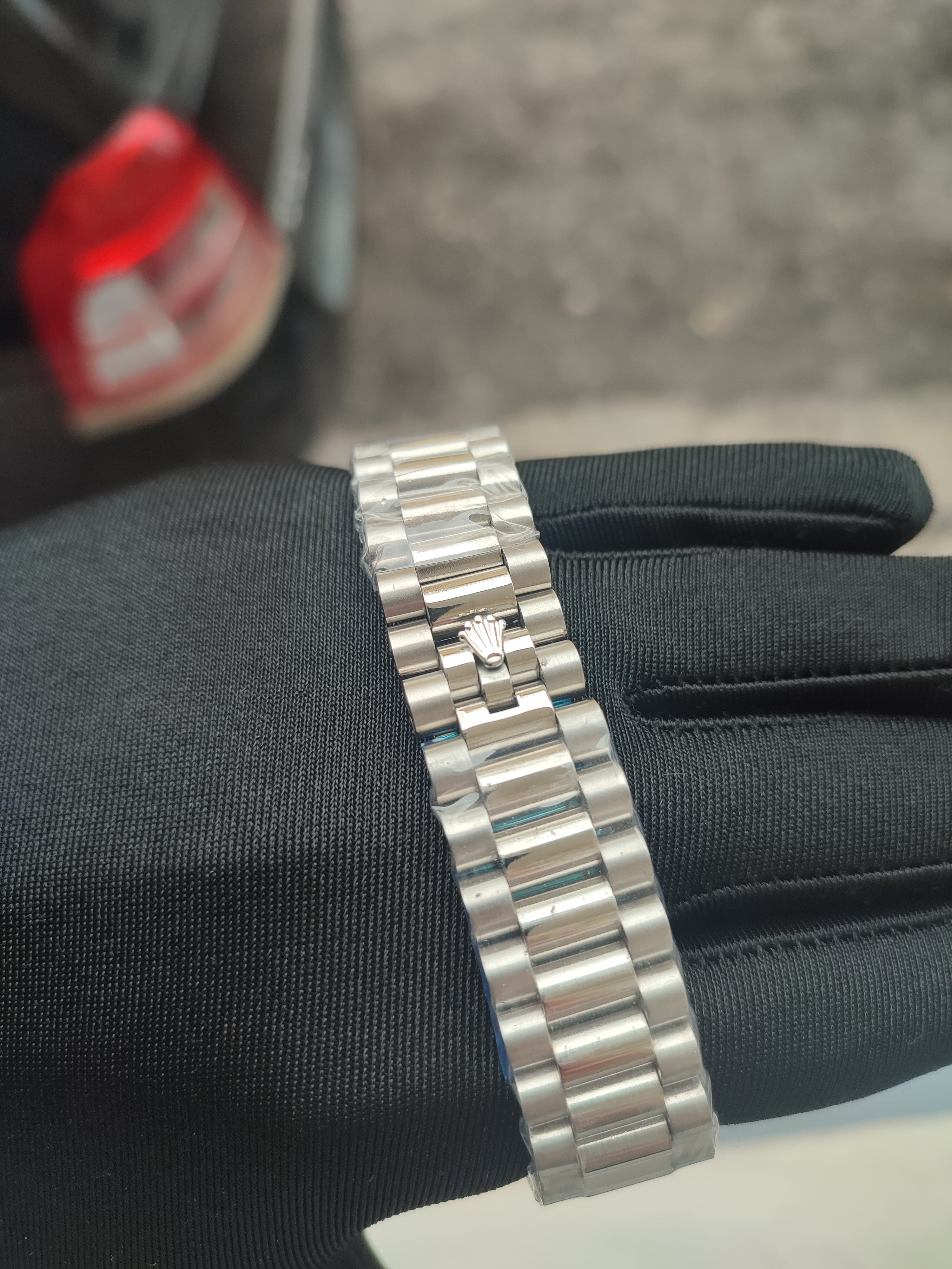 Day Date Silver Onyx