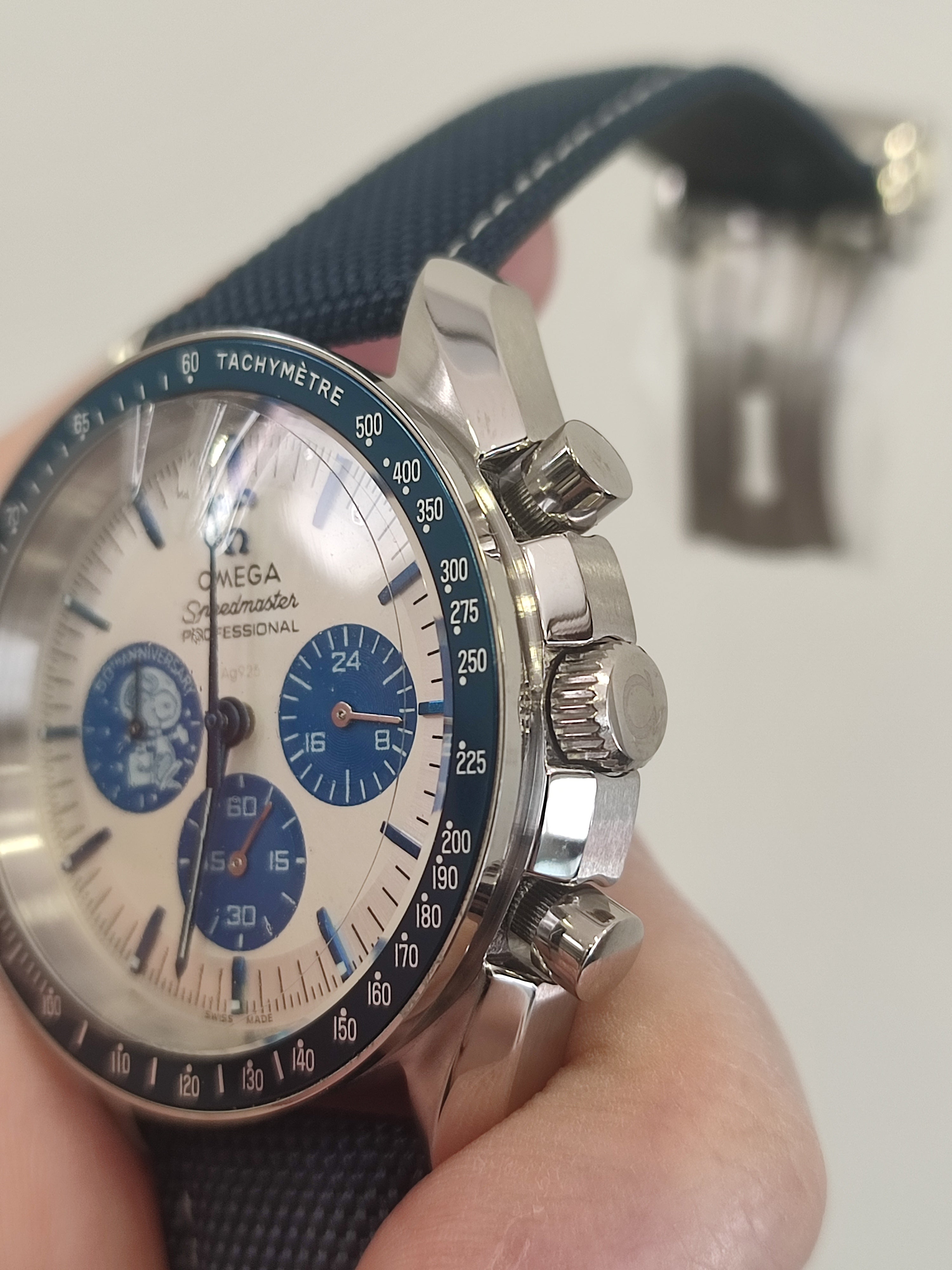 Omega Speedmaster Silver Snoopy Award 50th Anniversary
