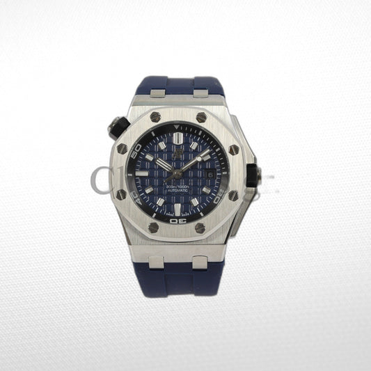 AUDEMARS PIGUET ROYAL OAK OFFSHORE DIVER 15710ST.OO.A052CA.01 BLUE INDEX STAINLESS STEEL RUBBER