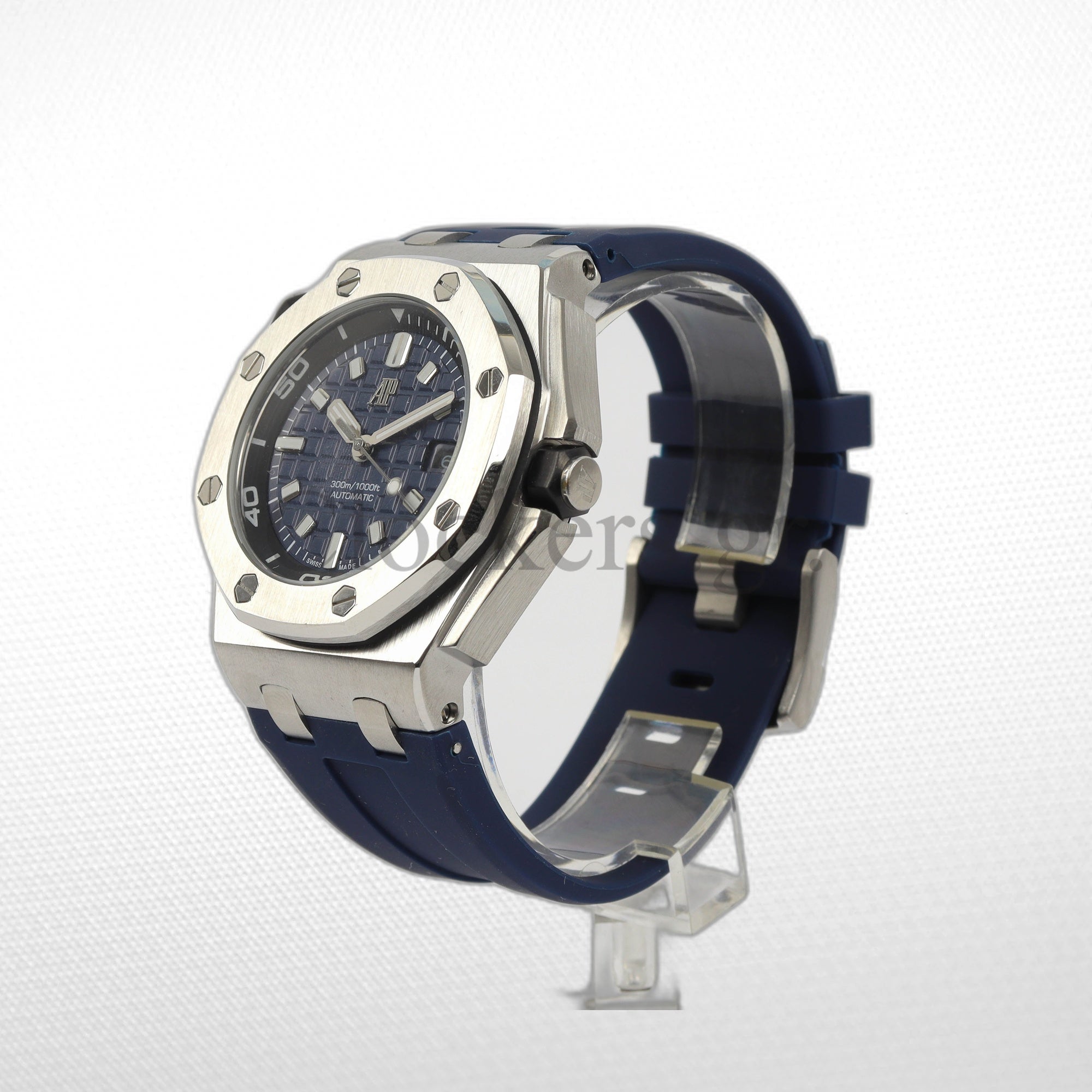 AUDEMARS PIGUET ROYAL OAK OFFSHORE DIVER 15710ST.OO.A052CA.01 BLUE INDEX STAINLESS STEEL RUBBER