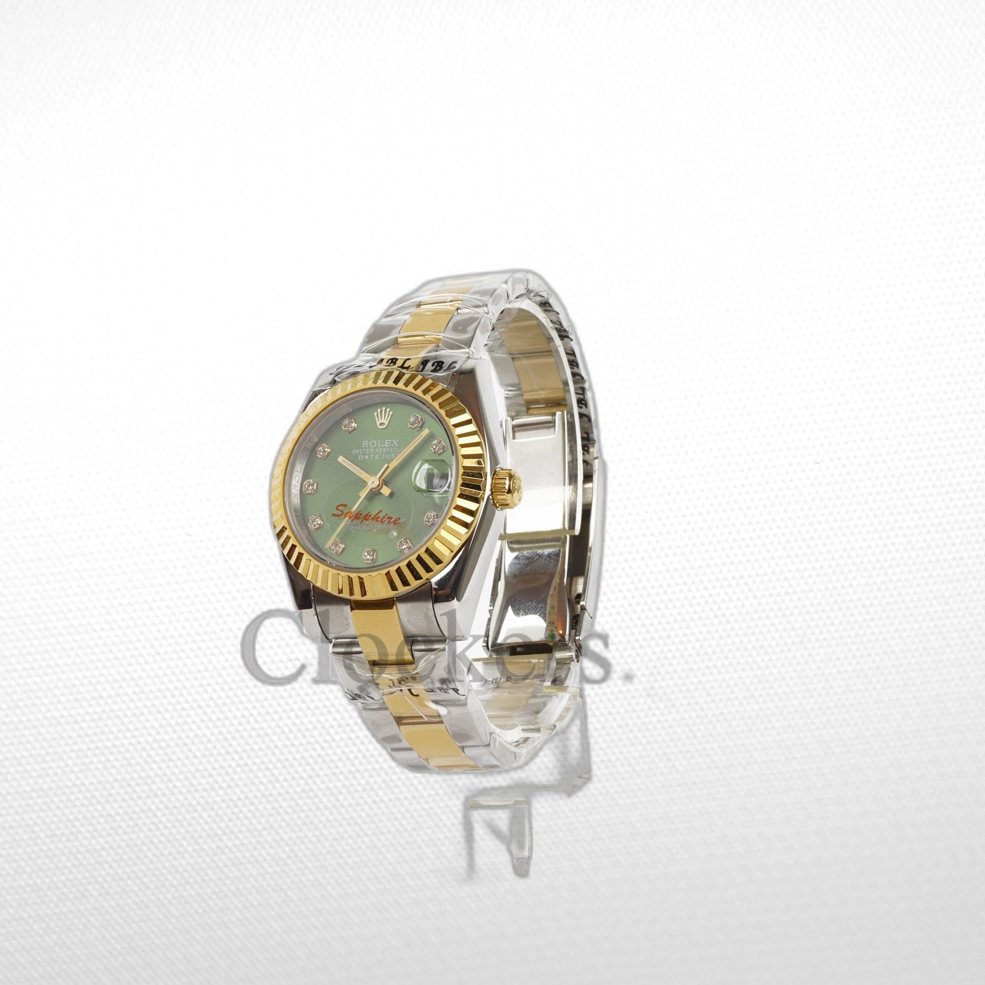 DATEJUST 31MM 2-TONE GOLD OYSTER GREEN DIAL DIAMONDS MARKERS 2022