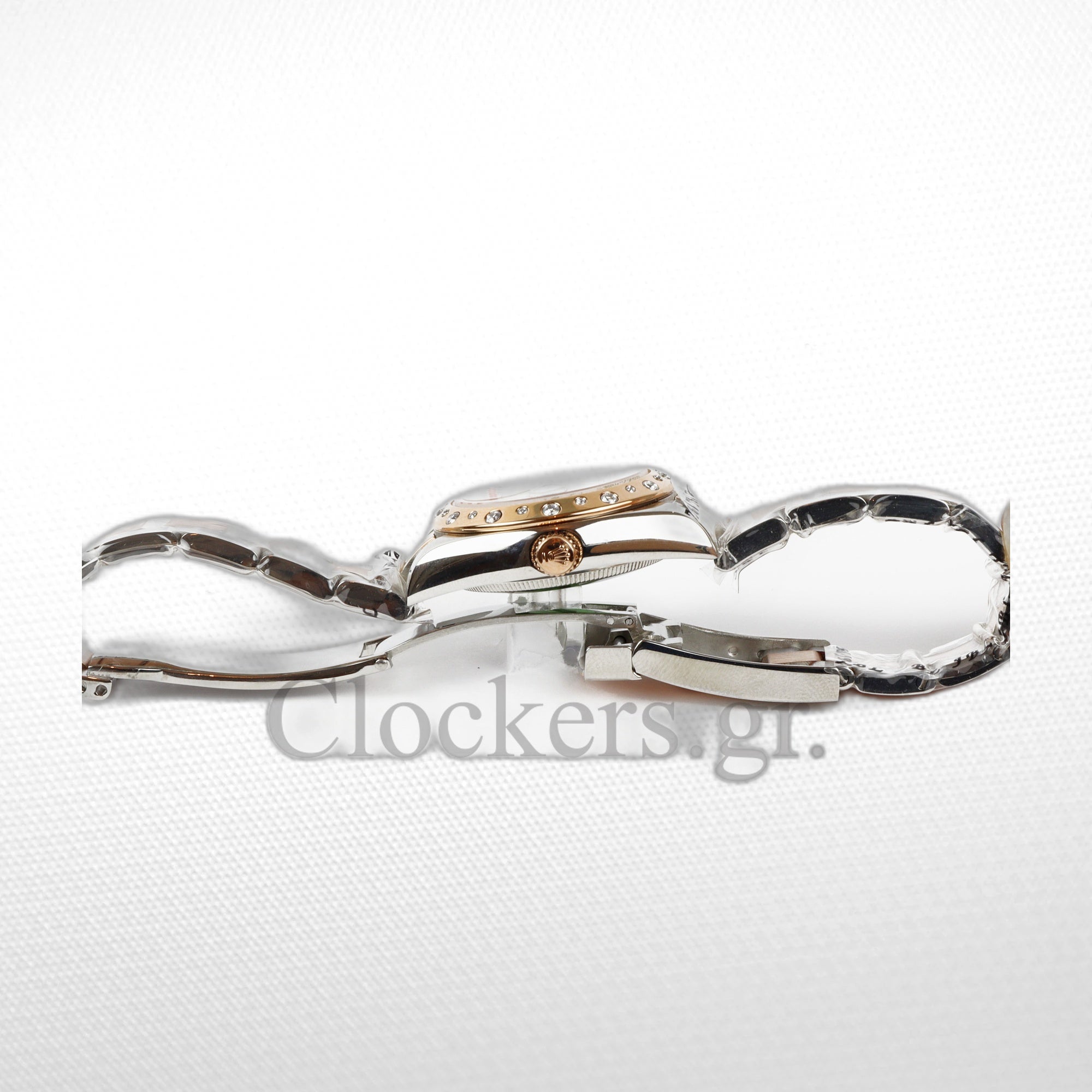 DATEJUST 31MM 2-TONE BRONZE CHOCOLATE ROMAN DIAMONDS CLONE