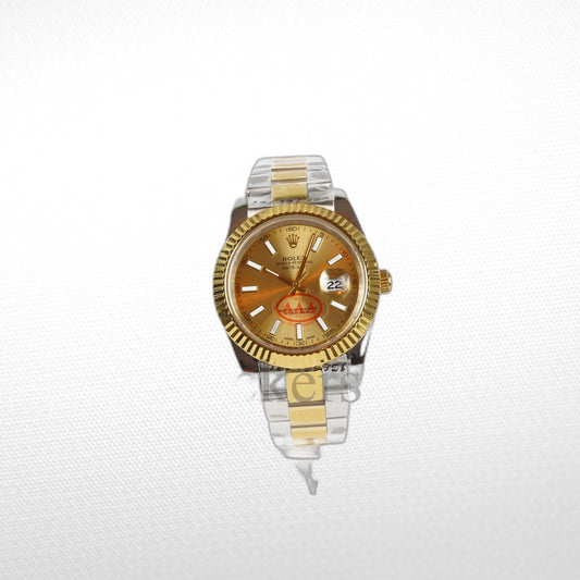 DATEJUST 41MM 2-TONE GOLD GOLD DIAL STICK MARKERS CLONE