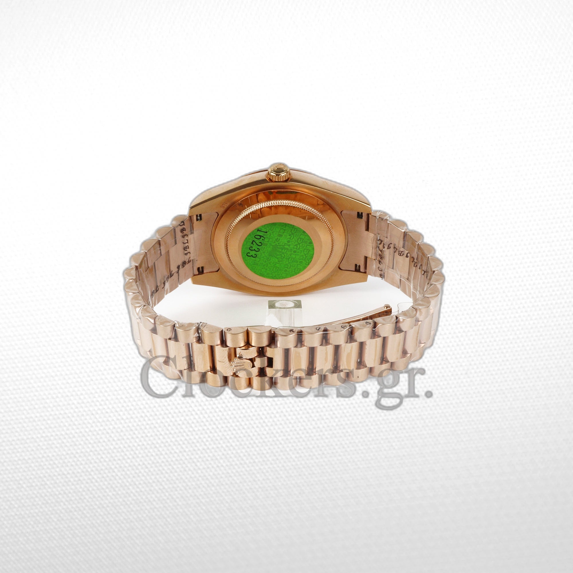 DAY-DATE II 41MM ROSE GOLD BRONZE DIAL RB STICKS MARKERS CLONE