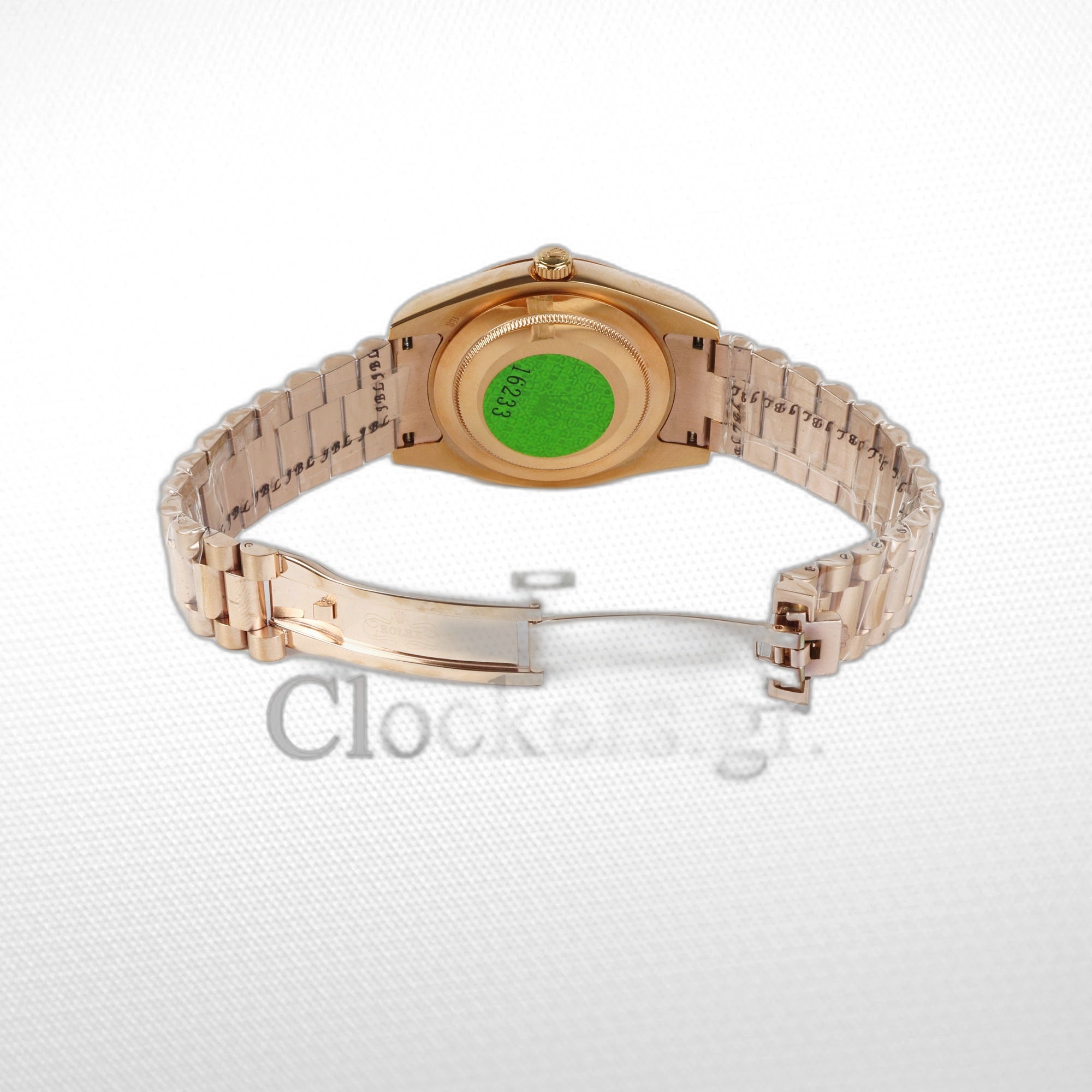 DAY-DATE II 41MM ROSE GOLD BRONZE DIAL RB STICKS MARKERS CLONE