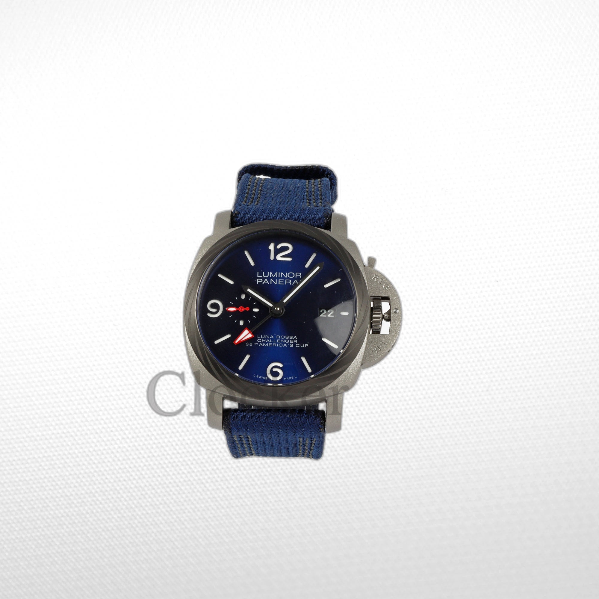 PANERAI LUMINOR 1950 3 DAYS GMT AUTOMATIC CERAMICA BLUE 44MM CLONE