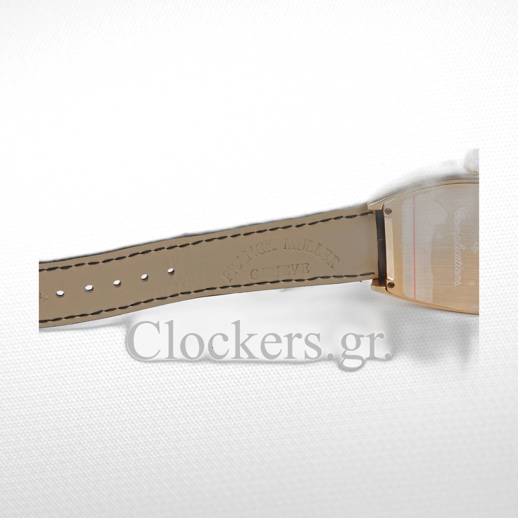 FRANCK MULLER MARINER GOLD WHITE BLACK MARKERS MOON 50MM CLONE
