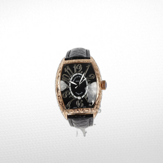 FRANCK MULLER MARINER GOLD BLACK 50MM CLONE