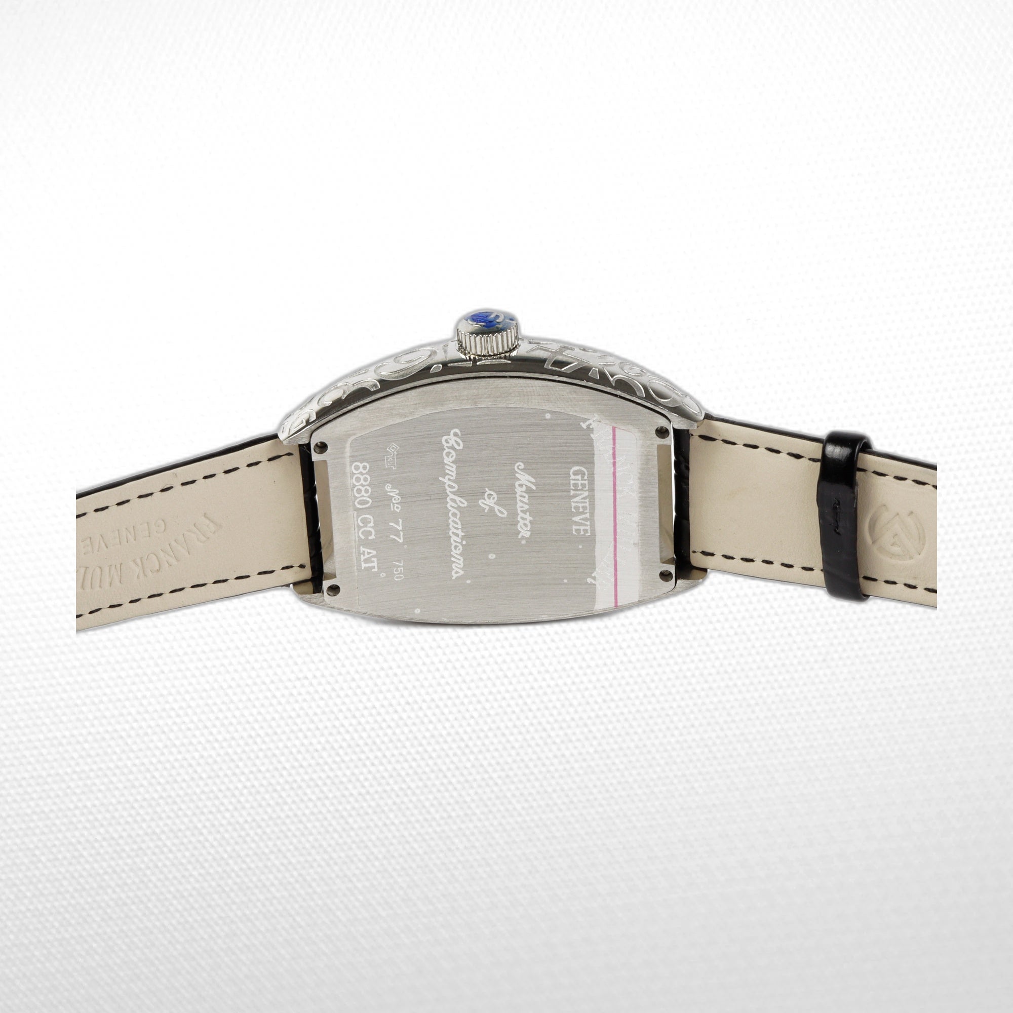 FRANCK MULLER MARINER SILVER WHITE BLACK MARKERS 50MM CLONE