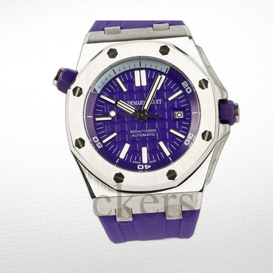 AUDEMARS PIGUET ROYAL OAK OFFSHORE DIVER SS PURPLE CLONE