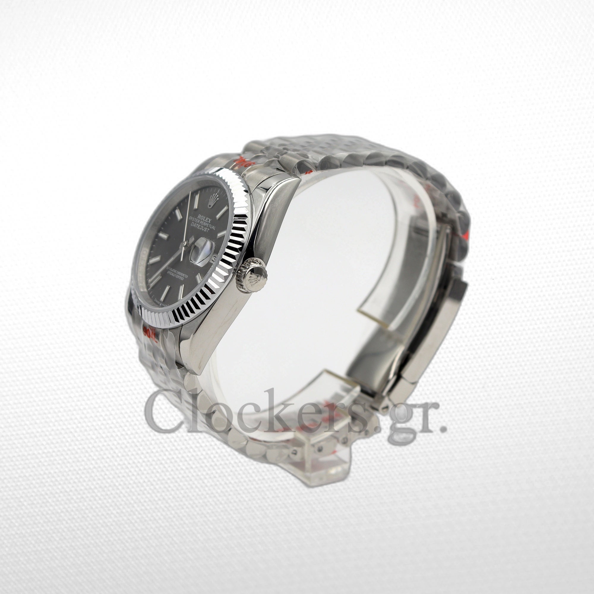 DATEJUST 41MM SS SILVER JUBILEE GRAY DIAL STCIKS MARKERS