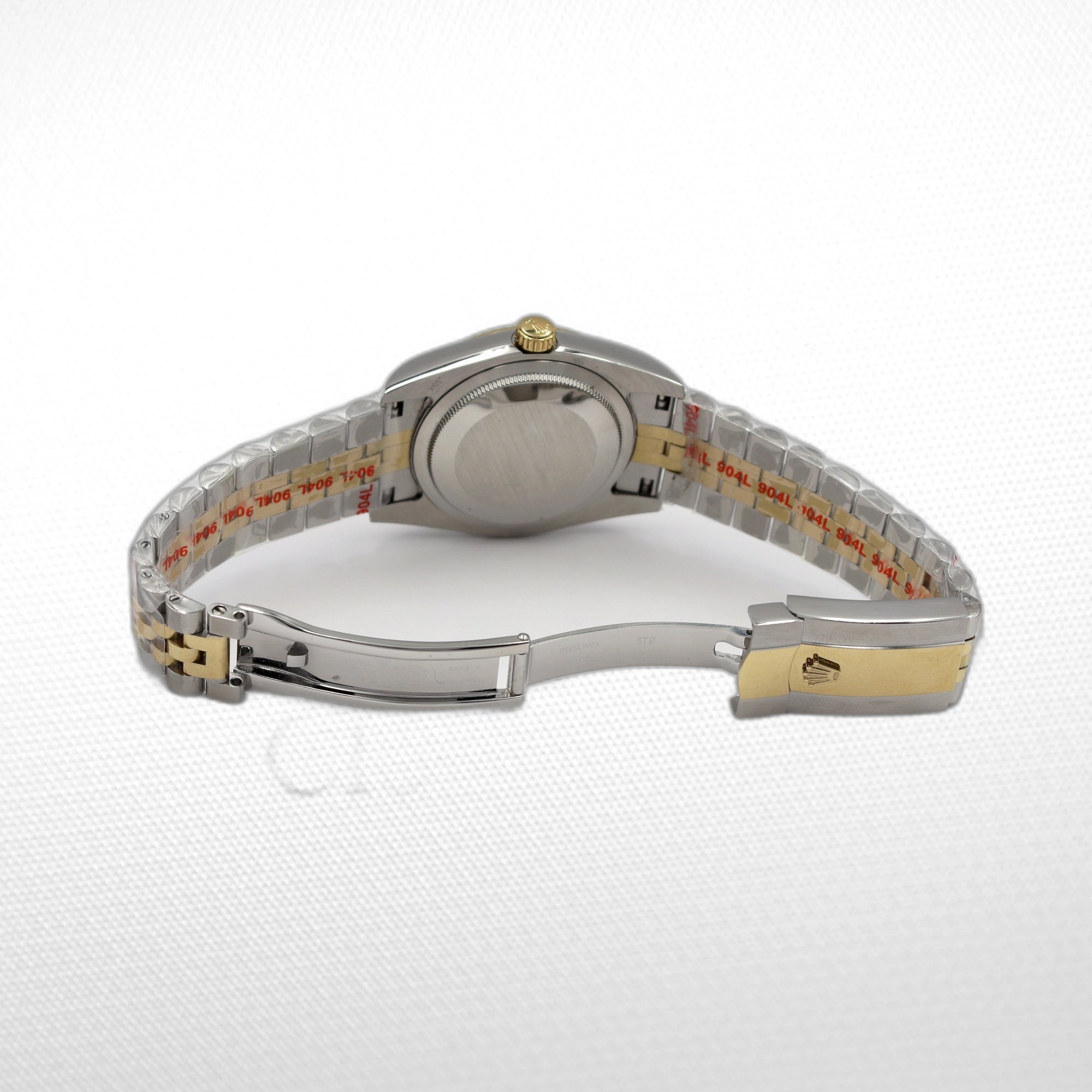 DATEJUST 36MM 2-TONE GOLD OYSTER WHITE DIAL STICKS MARKERS