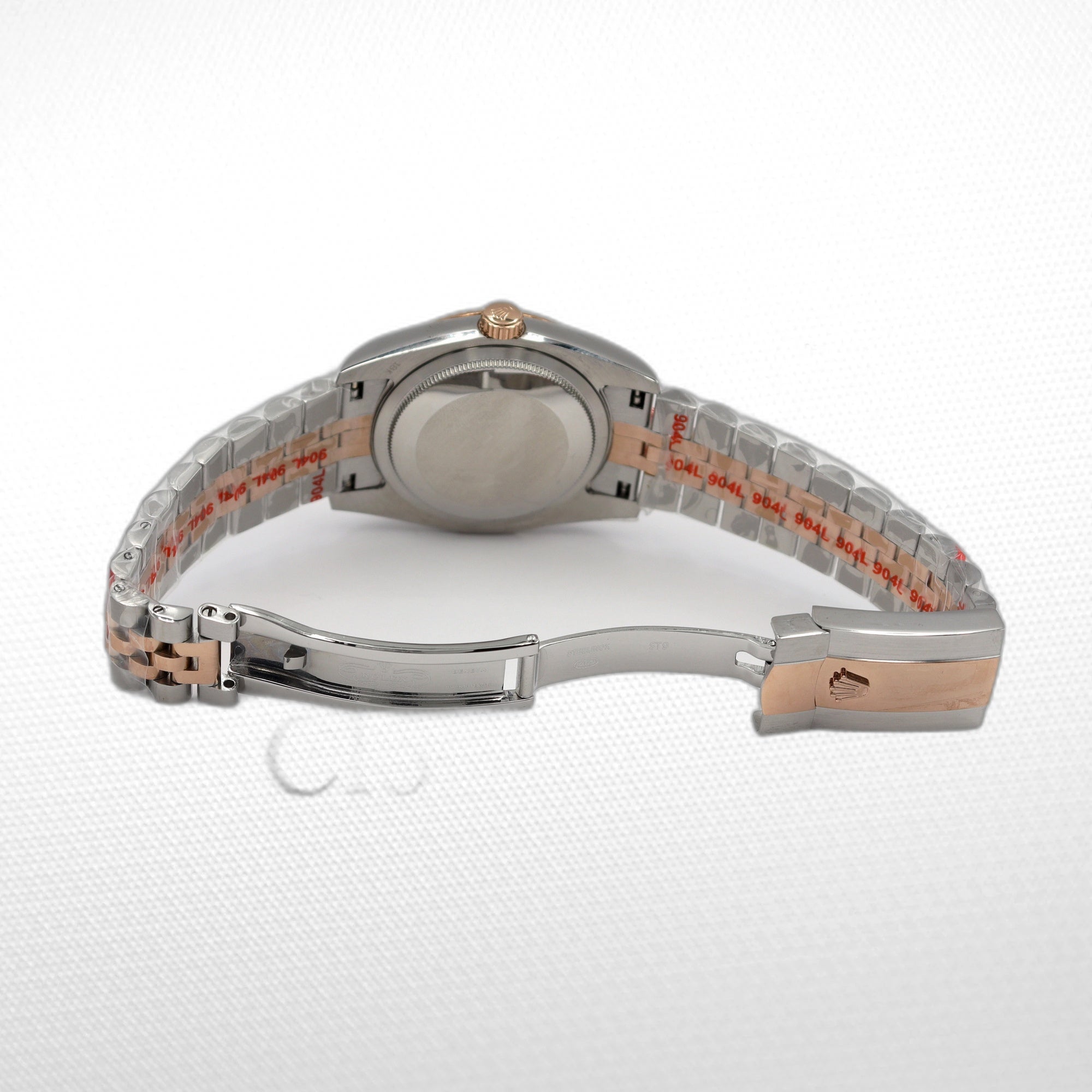 DATE JUST 36MM 2-TONE ROSE GOLD JUBILEE GREY DIAL STICKS MARKERS