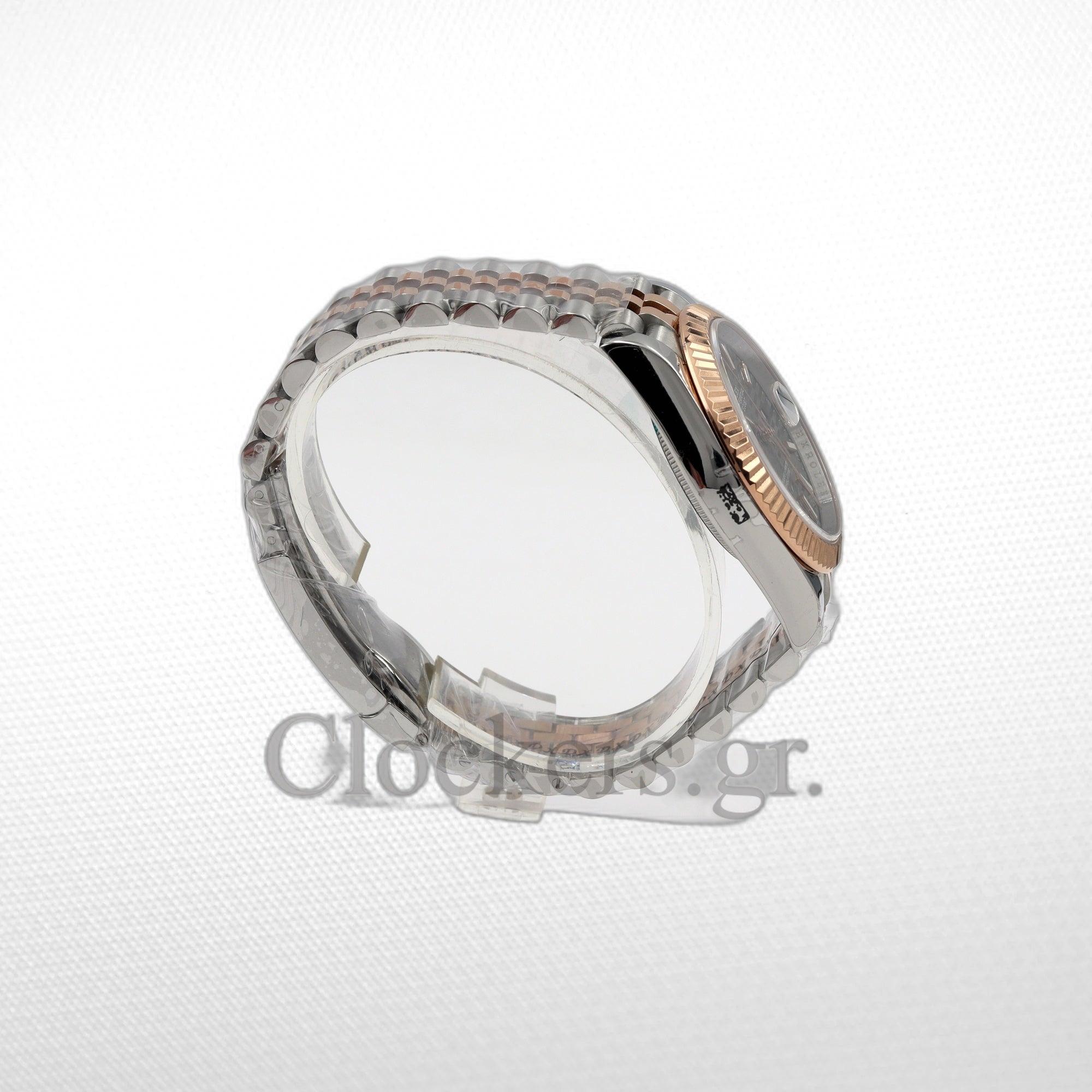 DATEJUST 36MM 2-TONE BRONZE PINK DIAL STICK MARKERS
