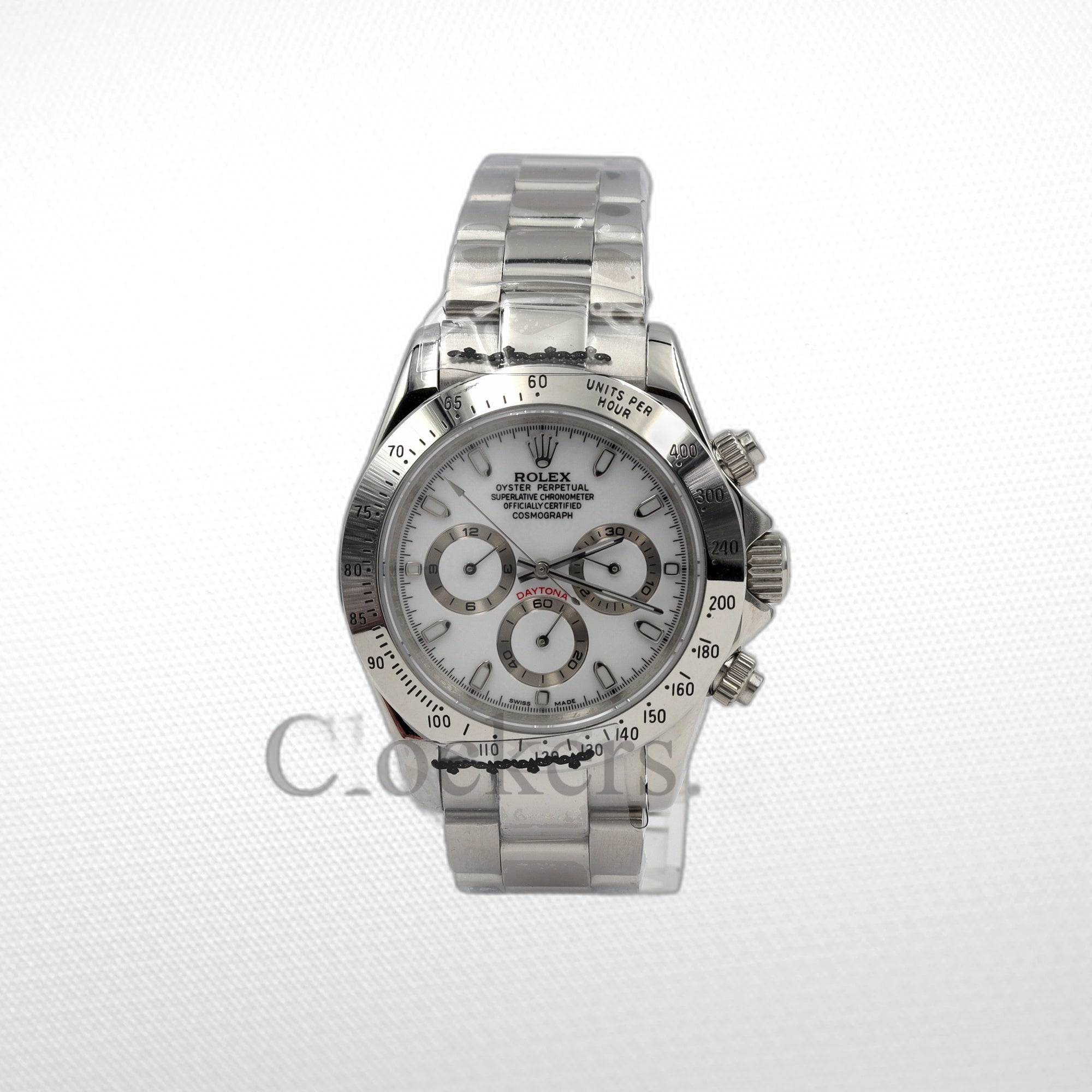 C0SM0GRAPH DAYT0NA WHITE DIAL SS 40MM