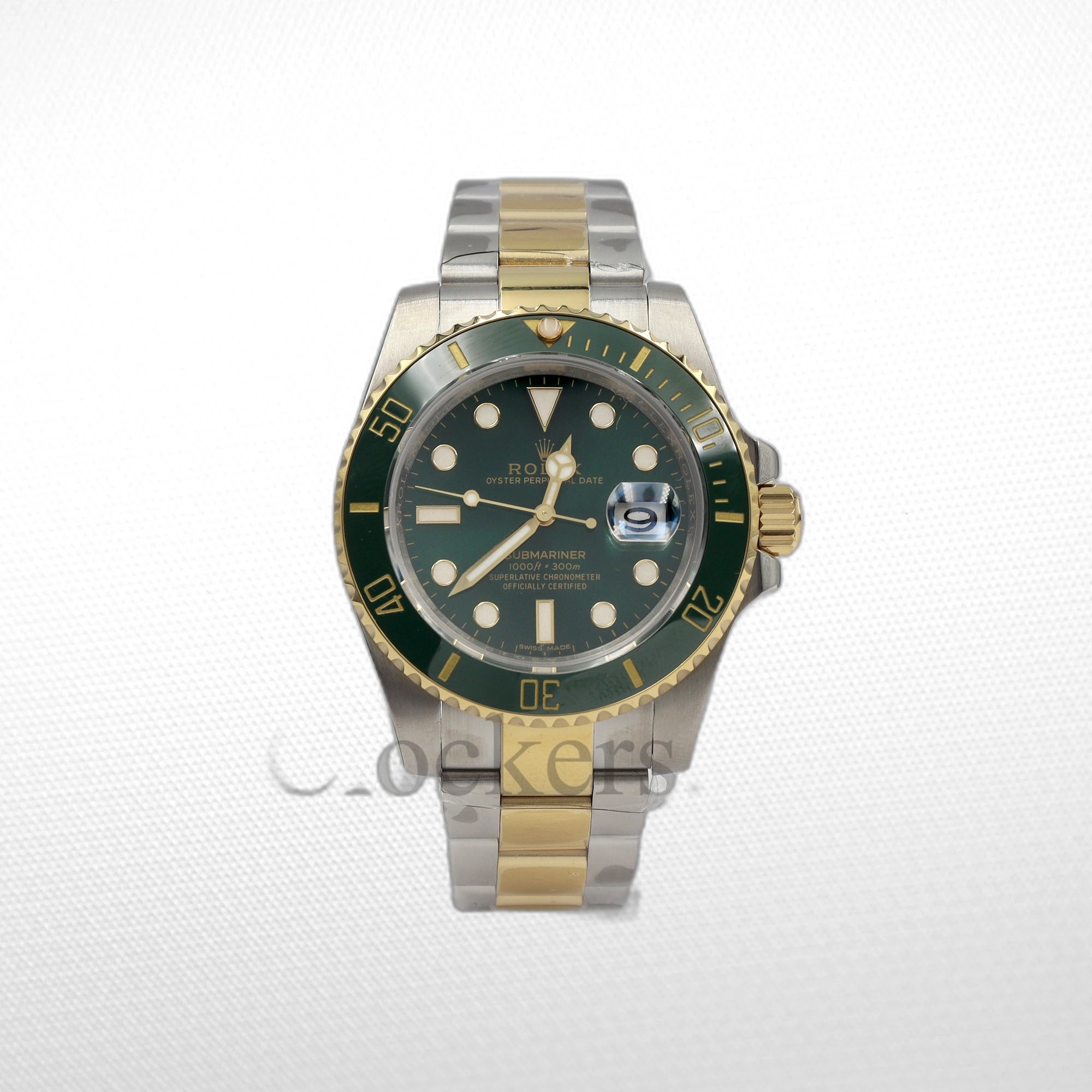 SUBMARINER 2-TONE GREEN CERAMIC BEZEL 40MM