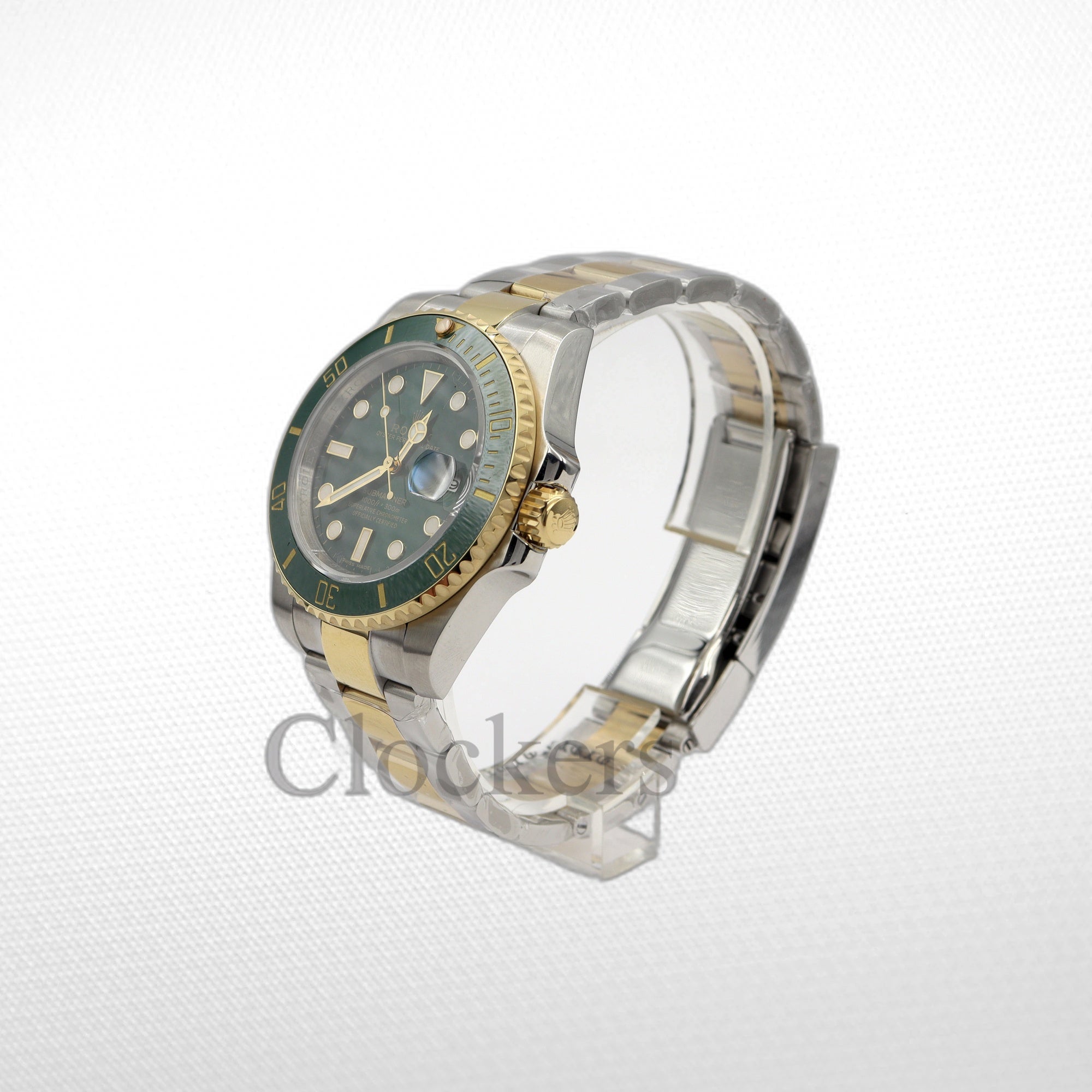 SUBMARINER 2-TONE GREEN CERAMIC BEZEL 40MM
