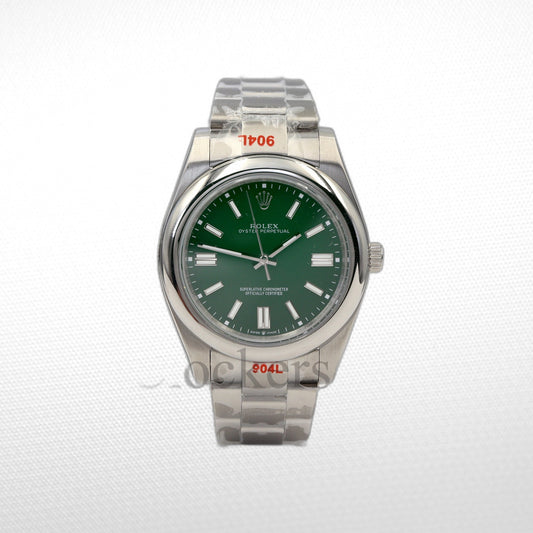 DATEJUST 41MM SS GREEN DIAL STICKS MARKERS 2022