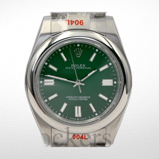 DATEJUST 41MM SS GREEN DIAL STICKS MARKERS 2022