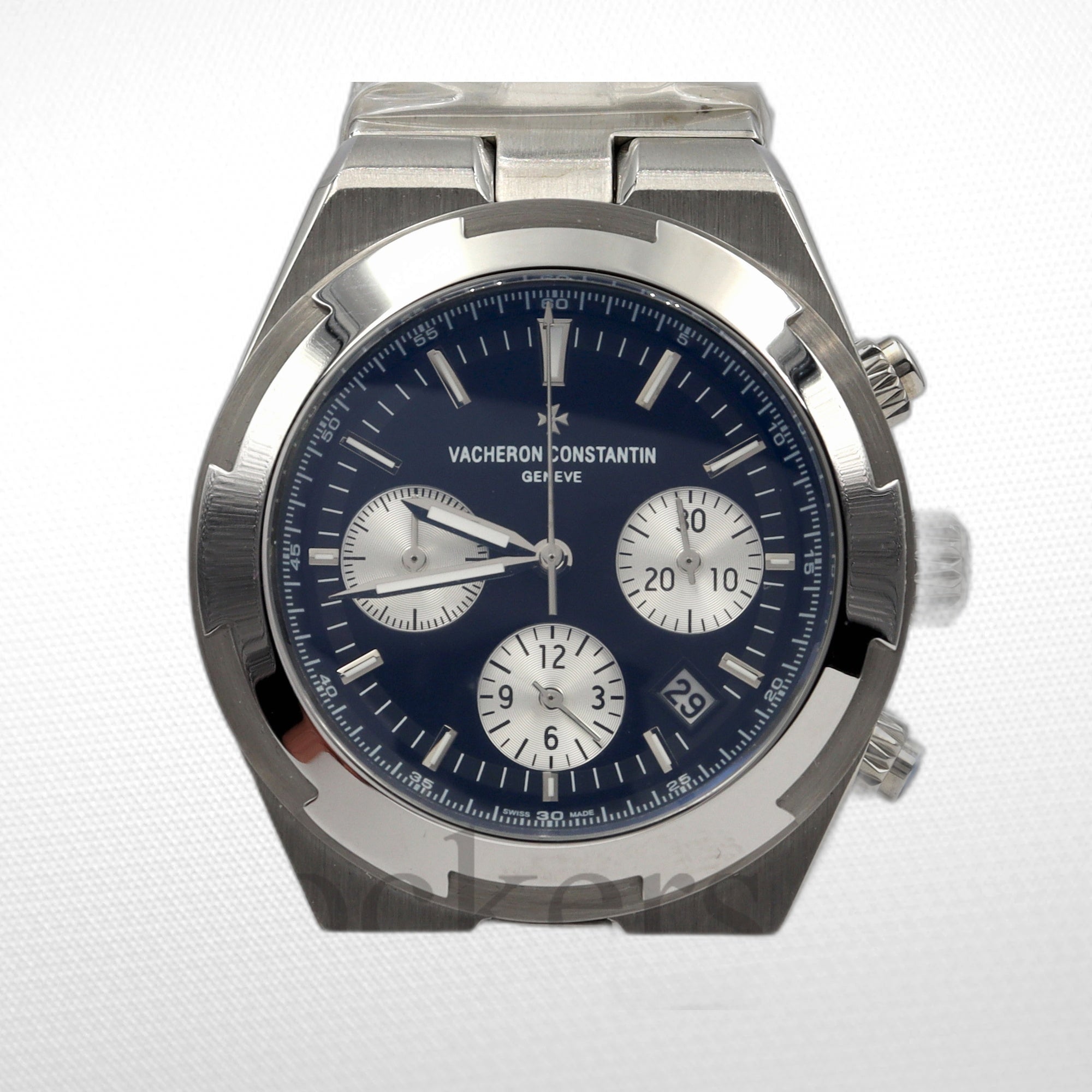 OVERSEAS BLUE DIAL AUTOMATIC MEN'S WATCH
