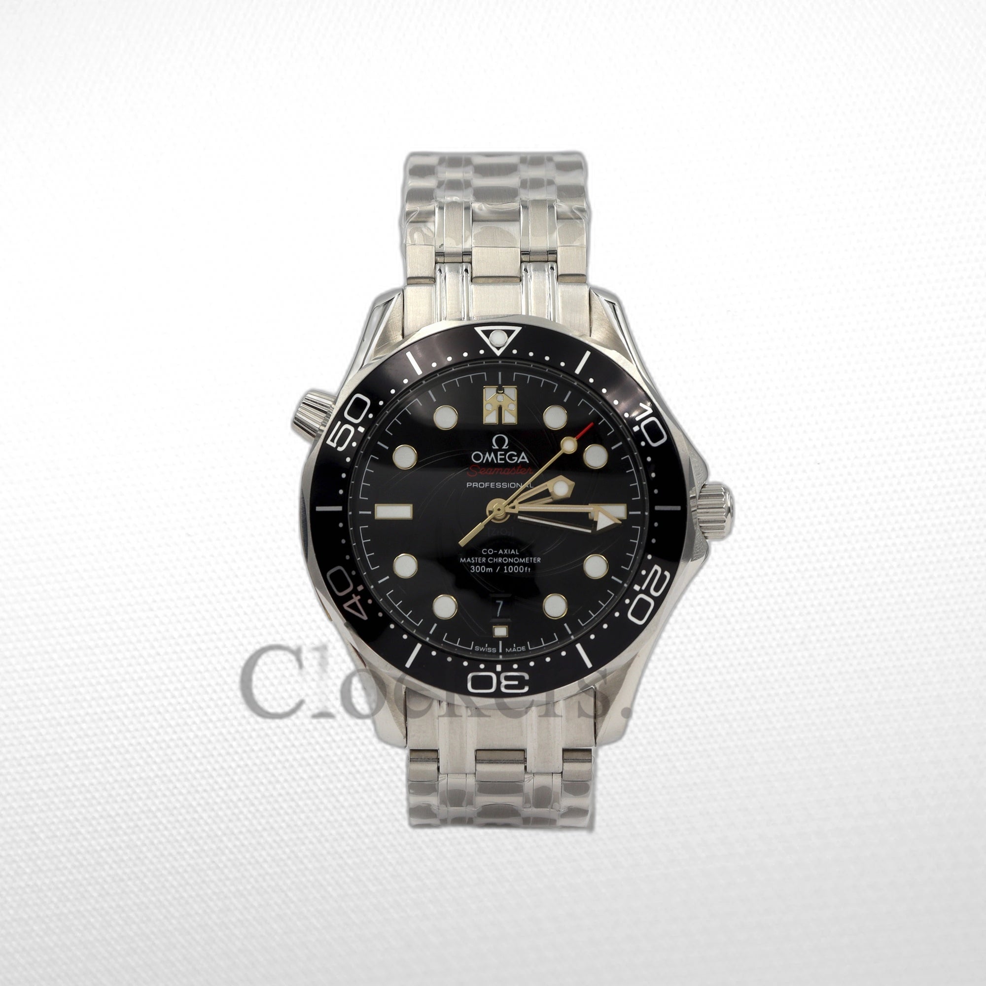 OMEGA SEAMASTER DIVER CO-AXIAL BLACK DIAL