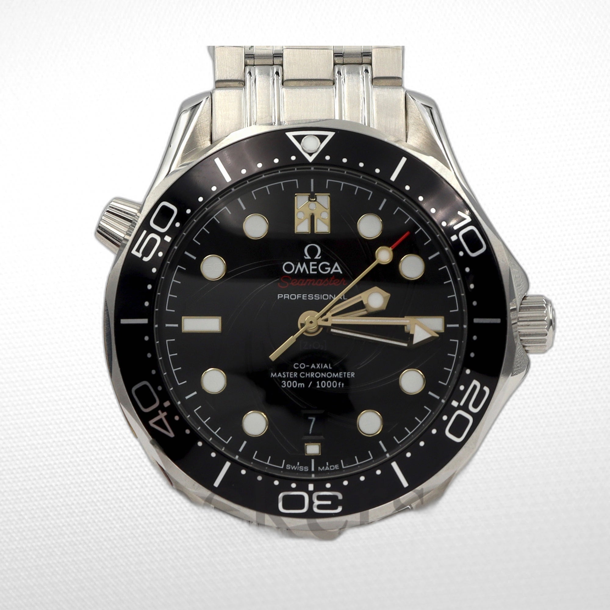 OMEGA SEAMASTER DIVER CO-AXIAL BLACK DIAL