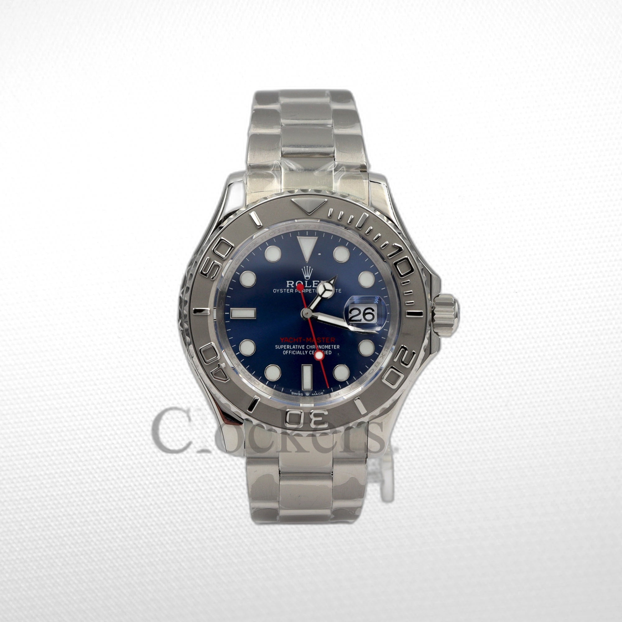 YACHT-MASTER BLUE DIAL PLATINUM 40MM
