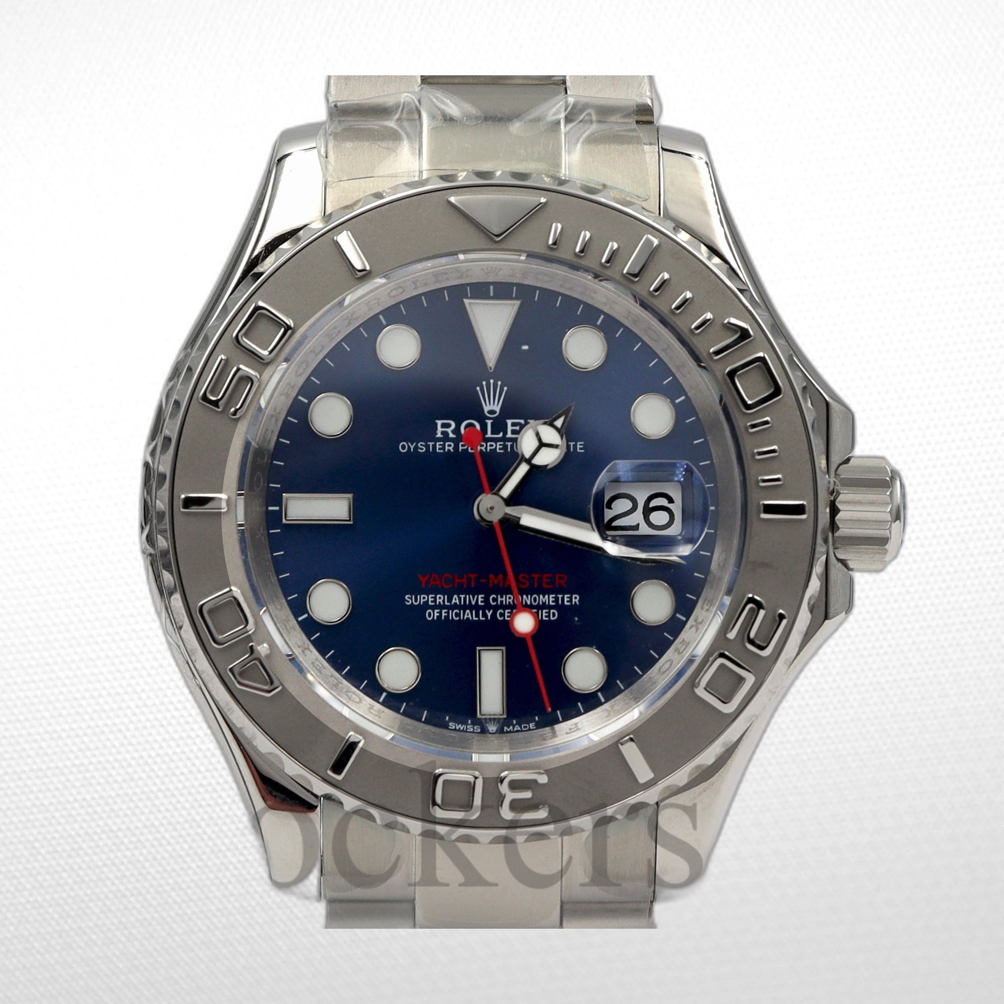 YACHT-MASTER BLUE DIAL PLATINUM 40MM