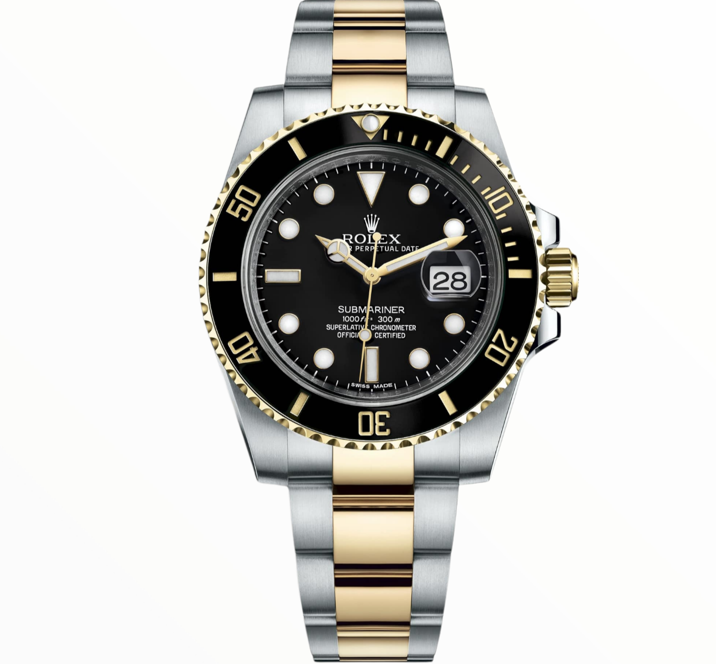 Submariner Two Tone Black Dial