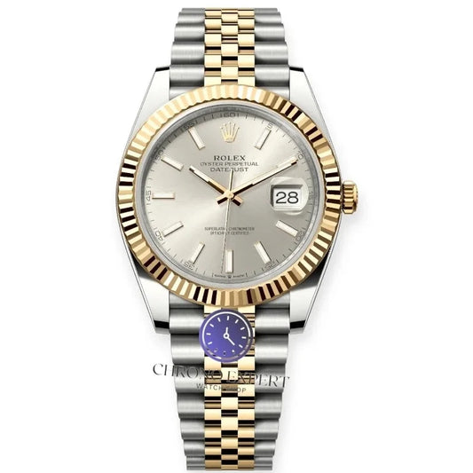 Date Just Silver Dial