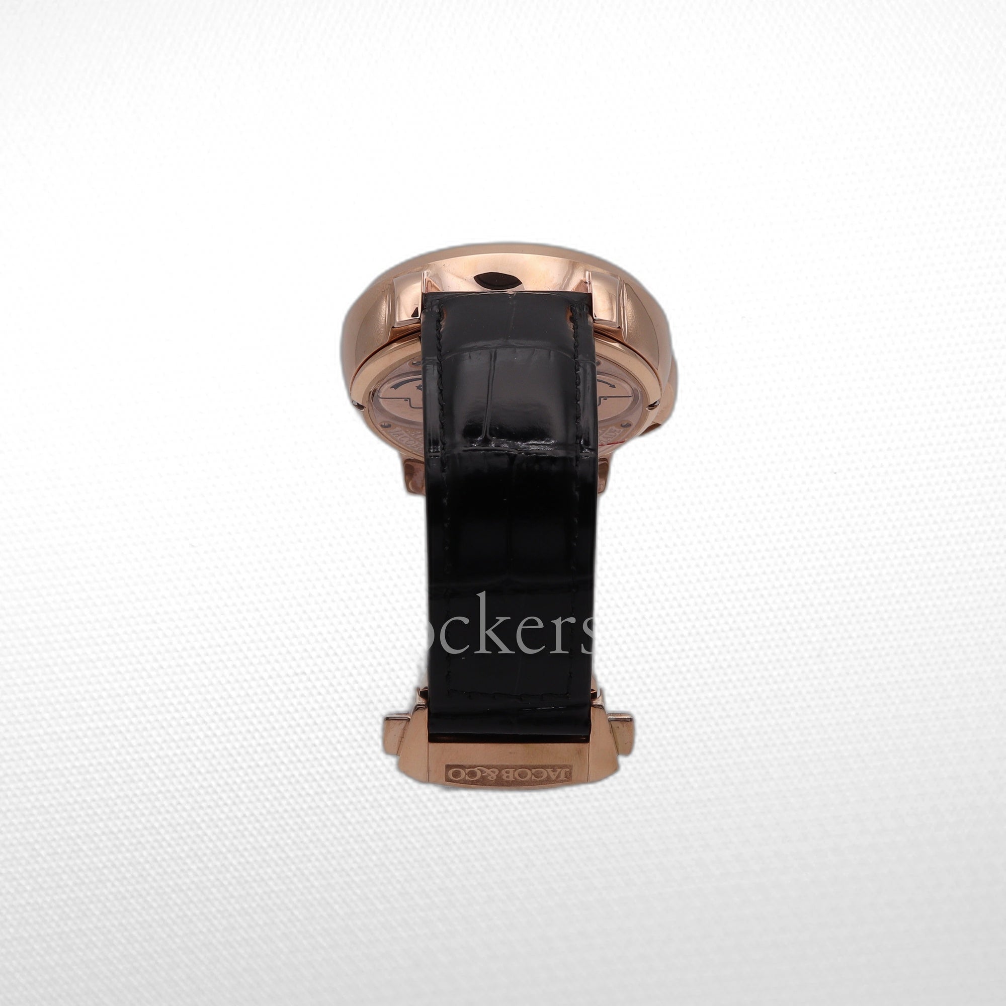 Jacob & Co. 'The Casino Tourbillon' CA100.40.Rose Gold Black Onyx Dial Limited Edition