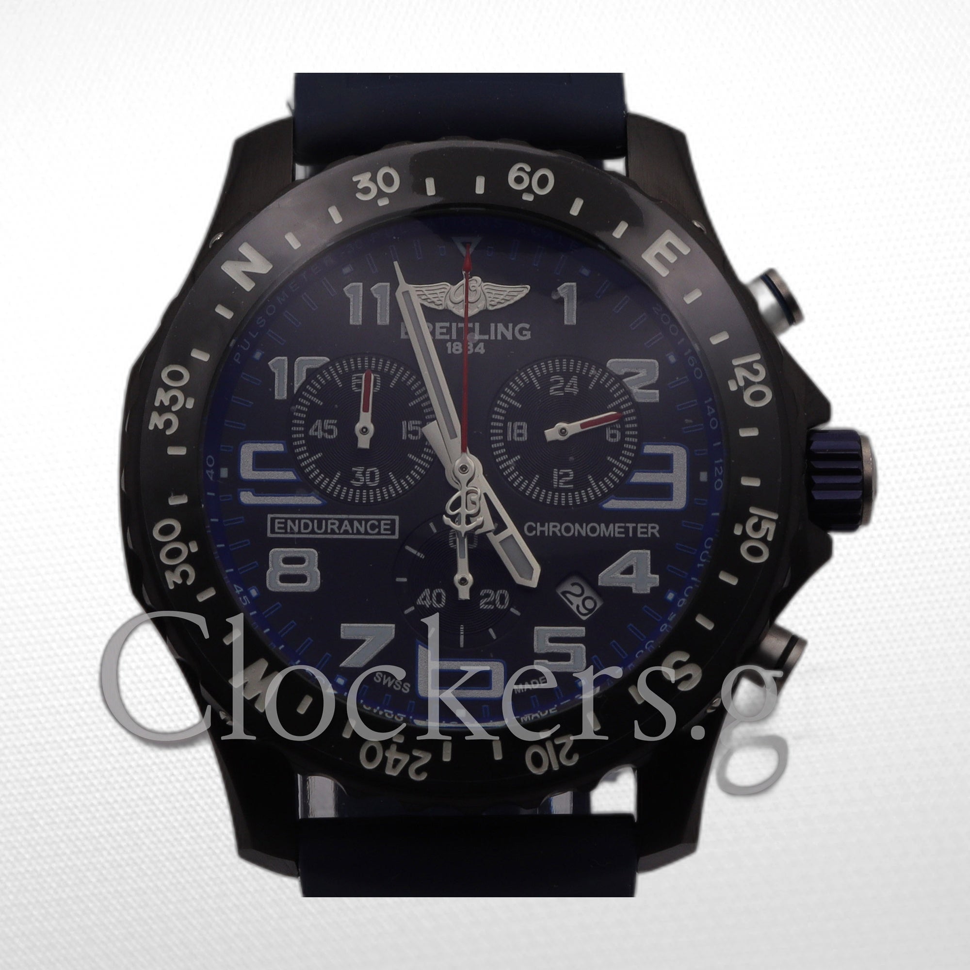 BREITLING ENDURANCE PRO CHRONOGRAPH 44MM BLUE DIAL MENS WATCH