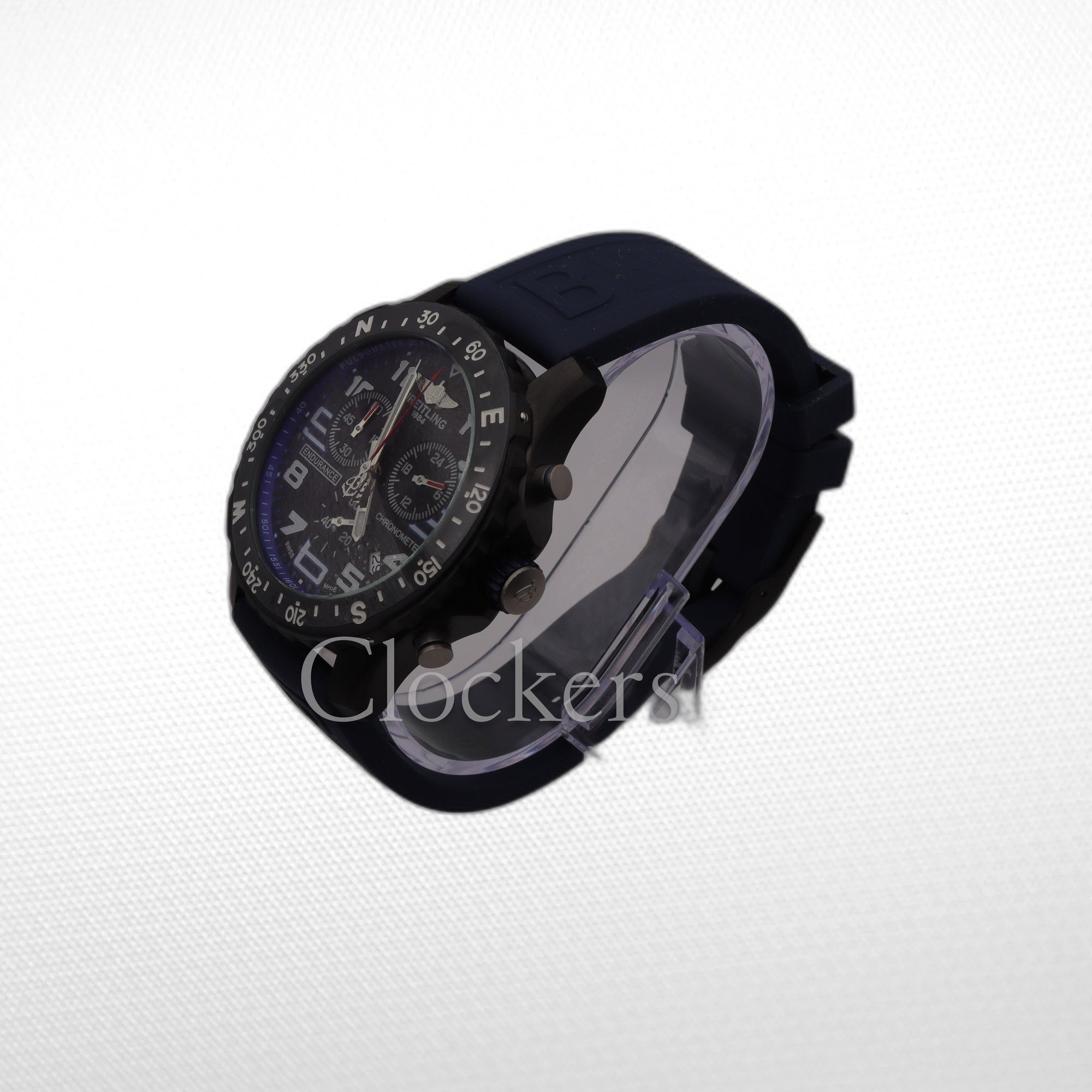 BREITLING ENDURANCE PRO CHRONOGRAPH 44MM BLUE DIAL MENS WATCH