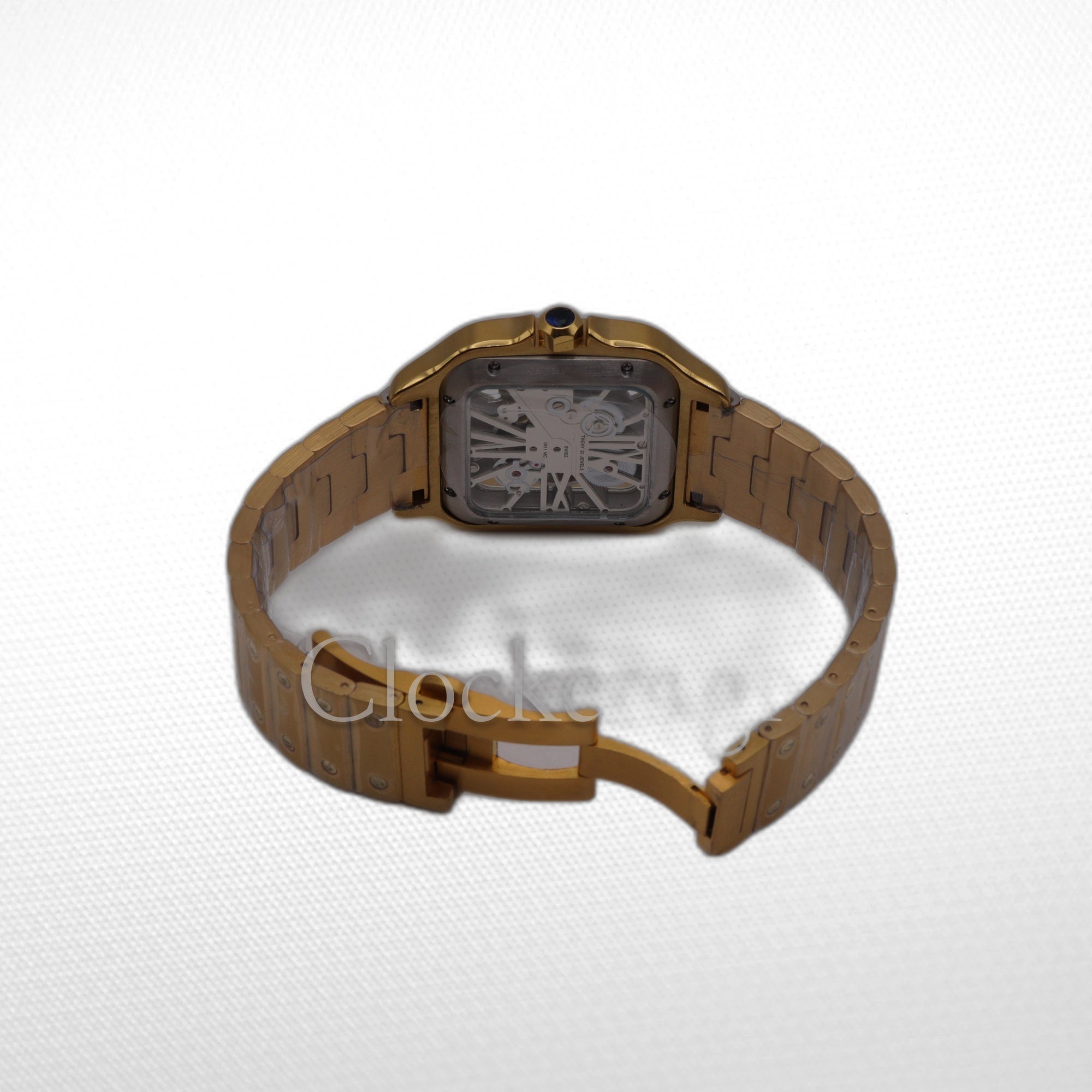 CARTIER SANTOS NEW 2023 SANTOS DE CARTIER SKELETON  GOLD